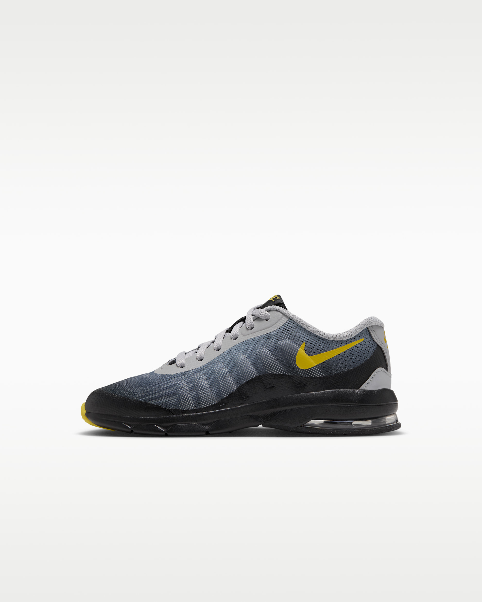 Nike Air Max Invigor Younger Kids' Shoes - Light Smoke Grey/Black/Lemon Venom/Chrome Yellow
