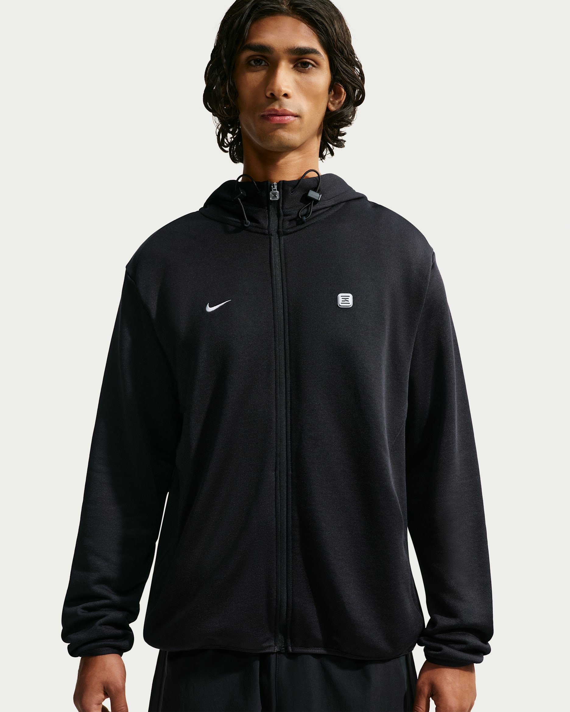 Ανδρική μπλούζα με κουκούλα Nike Sportswear - Μαύρο/Μαύρο/Μαύρο