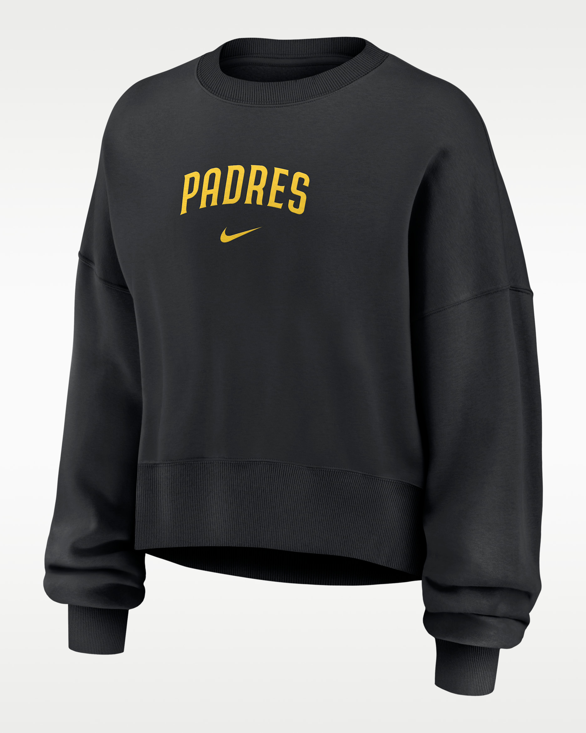 San Diego Padres Women's Nike MLB Pullover Crew - Black