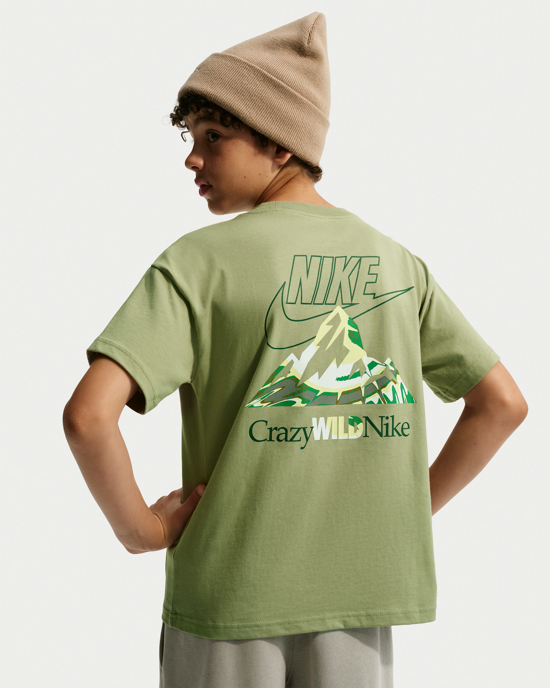 Nike Sportswear T-Shirt (ältere Kinder) - Dusty Olive