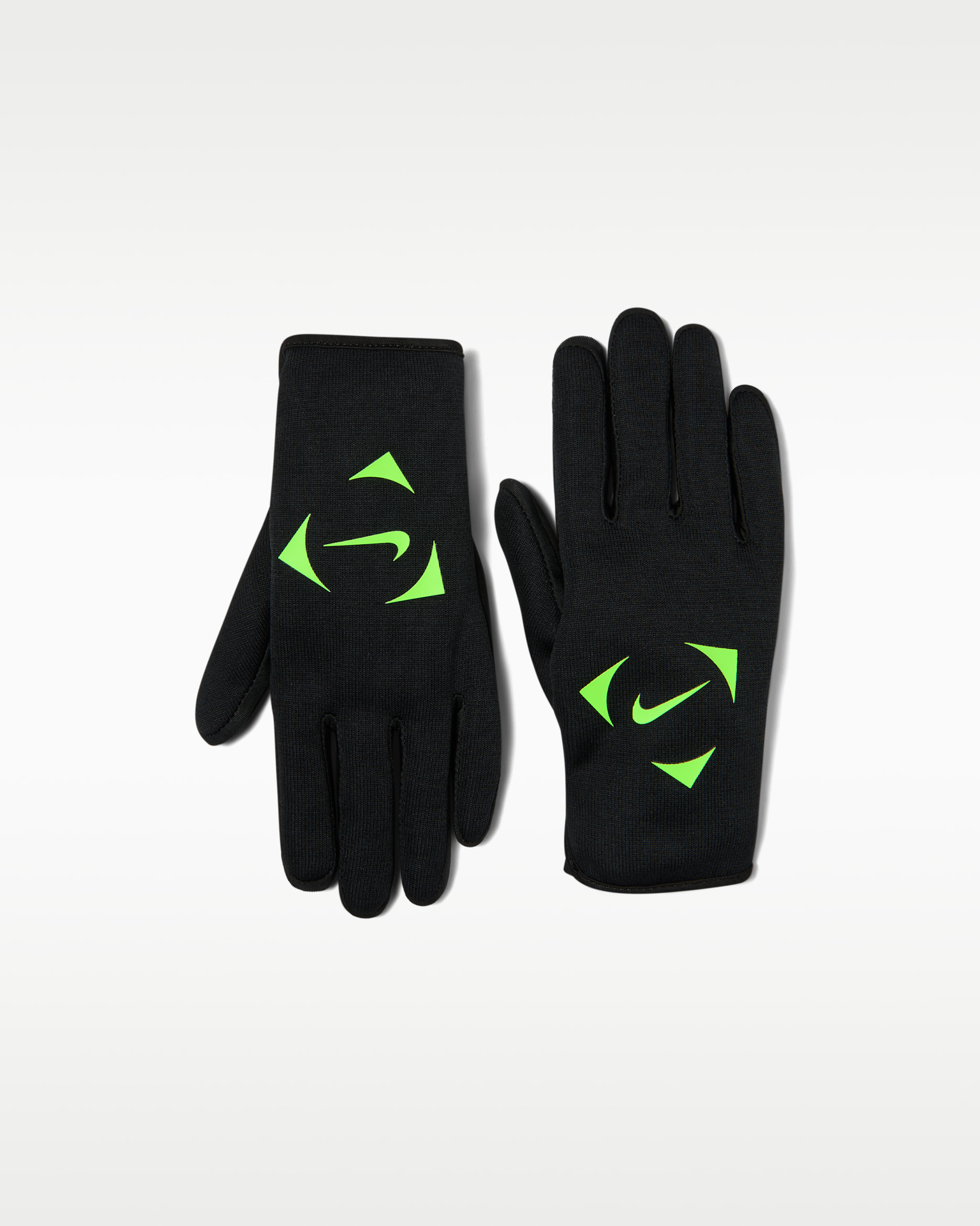 Nike Academy Therma-FIT Soccer Gloves - Black/Electric Green/Electric Green