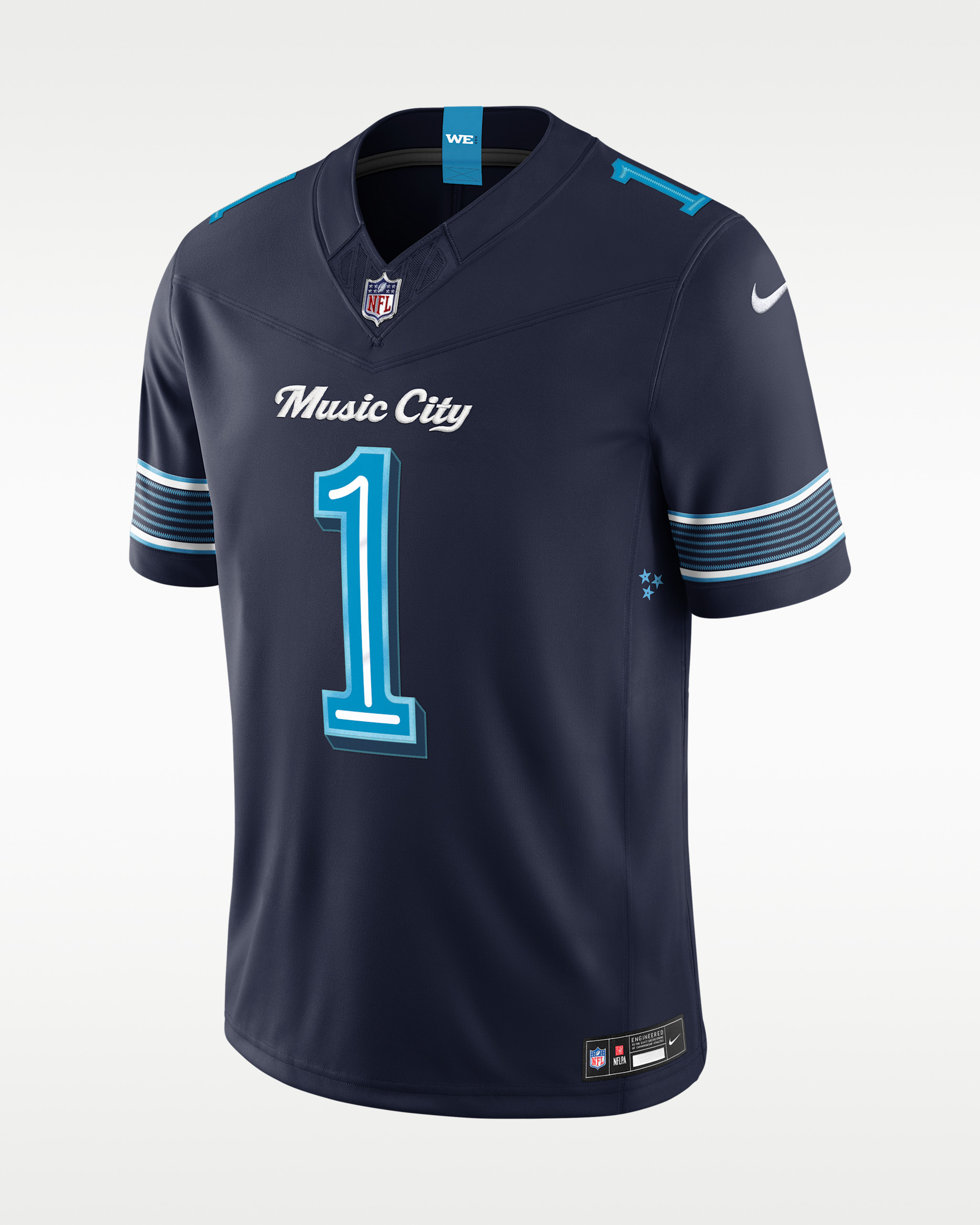Cameron Ward Tennessee Titans Rivalries Collection Men's Nike Dri-FIT NFL Limited Jersey - College Navy