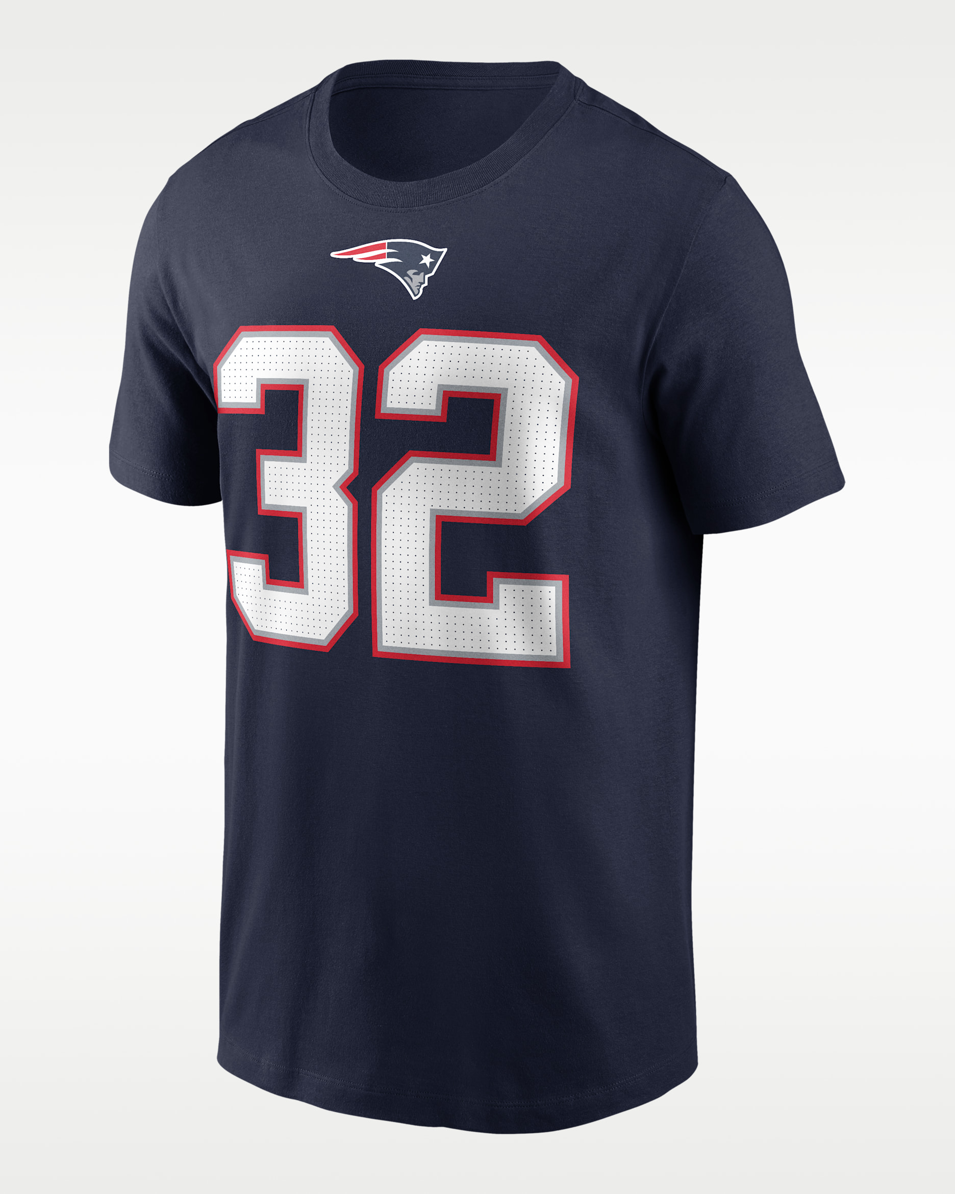 TreVeyon Henderson New England Patriots Men's Nike NFL T-Shirt - Navy