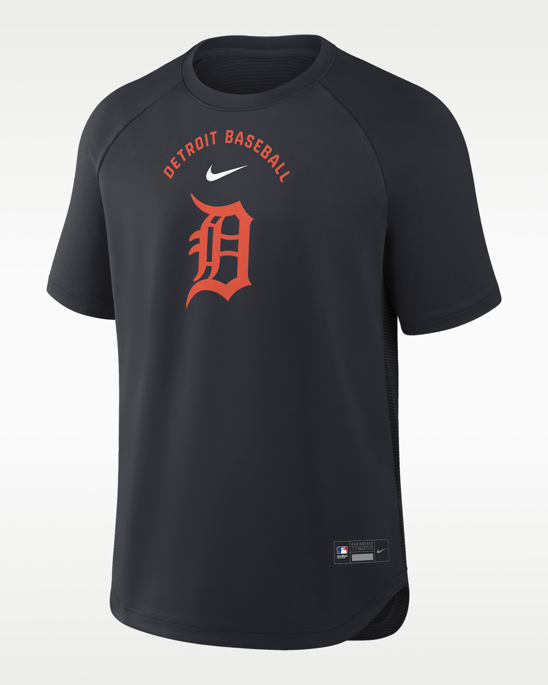 Detroit Tigers Authentic Collection Batting Practice Pregame Men's Nike Dri-FIT MLB Top - Pitch Blue