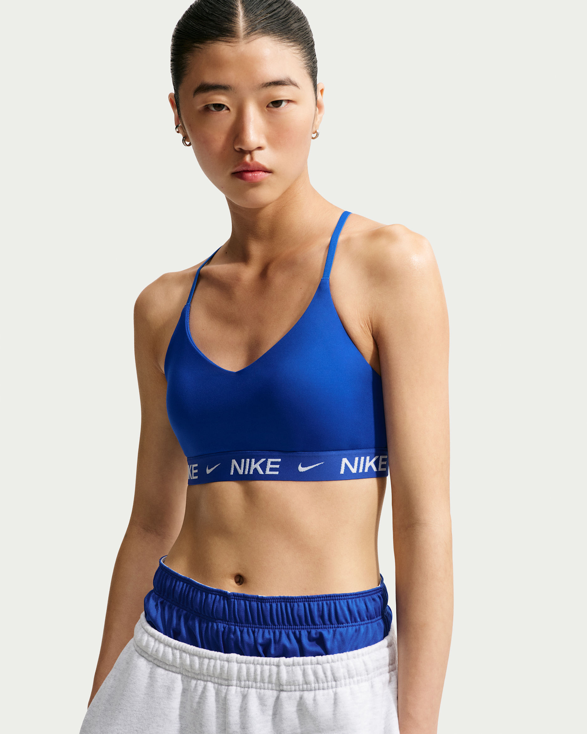 Nike Indy Light-Support Women's Padded Adjustable Sports Bra - Old Royal