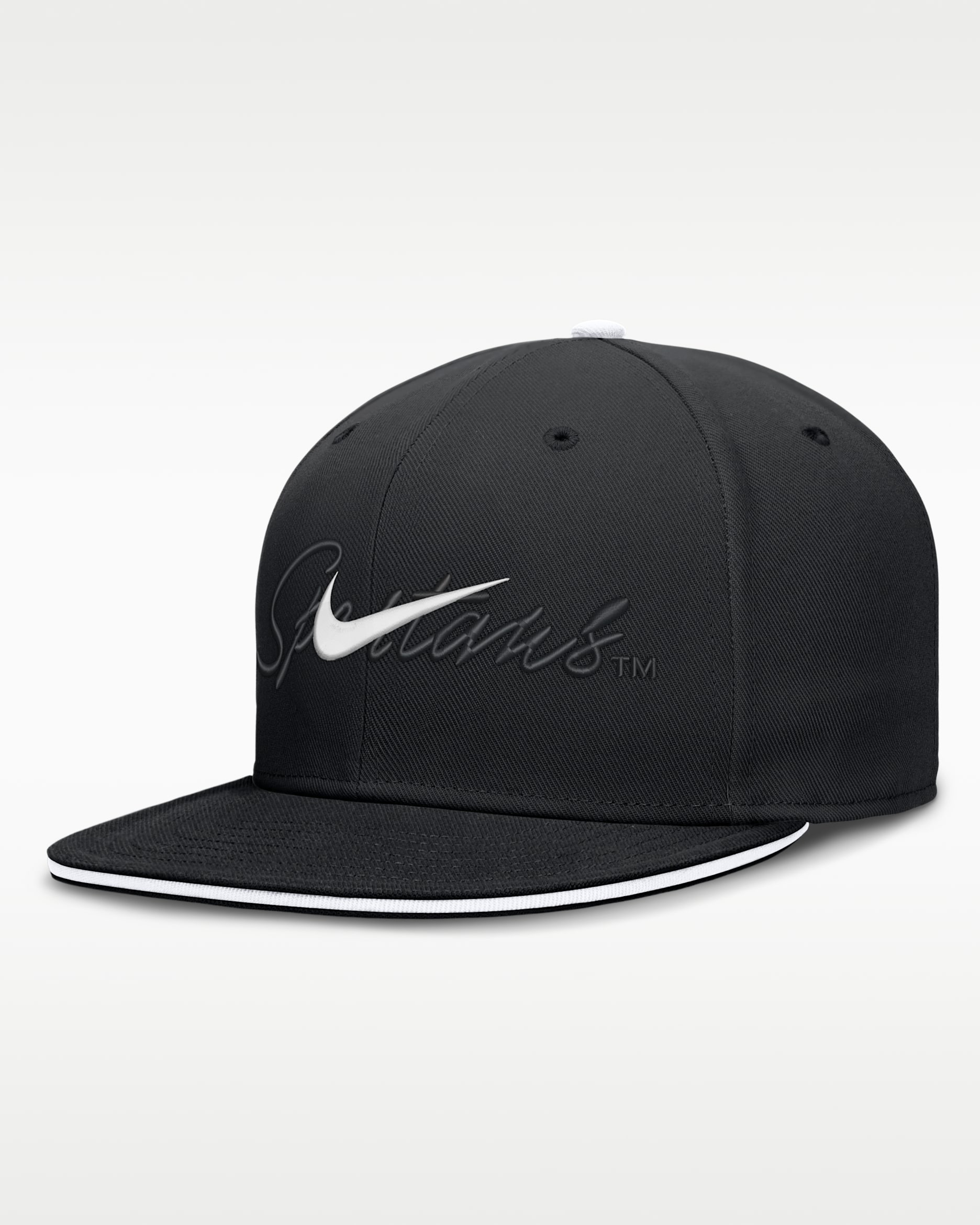 Michigan State Pro Men's Nike Dri-FIT College Fitted Hat - Black