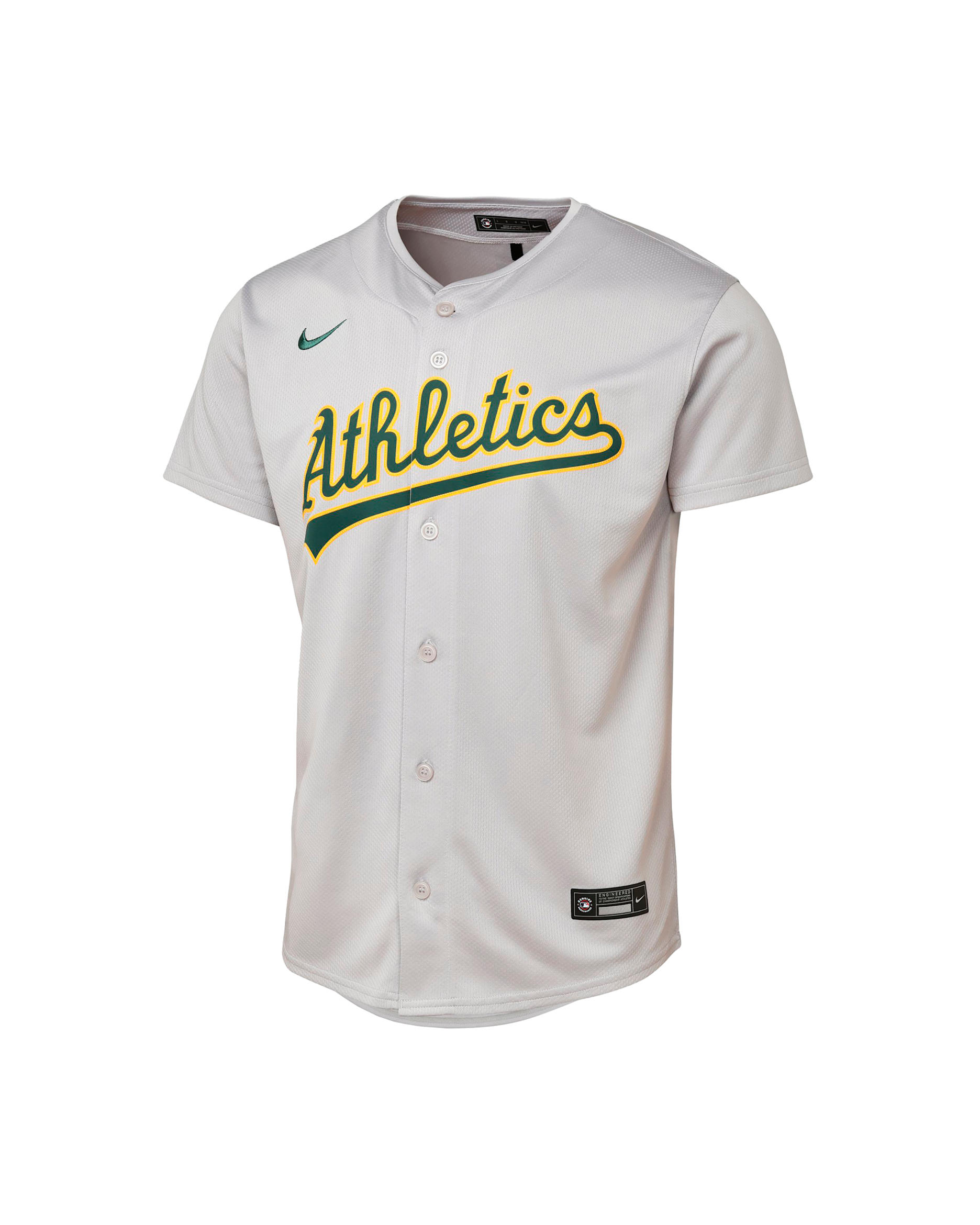 Jersey de la MLB Limited para niños talla grande Oakland Athletics - Gris