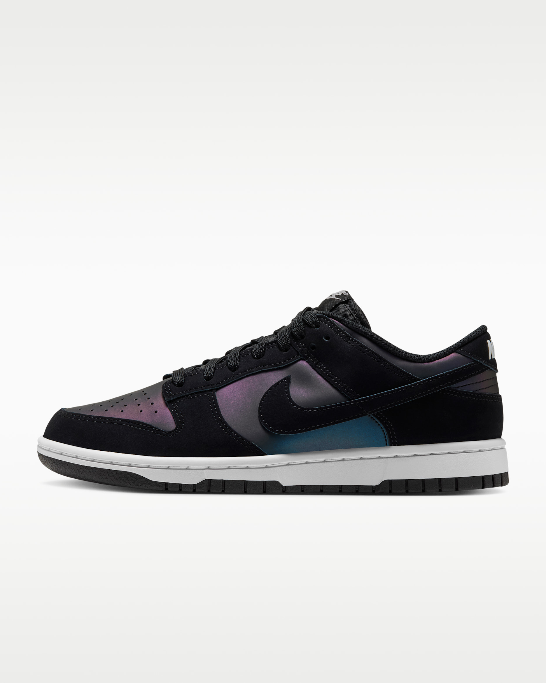 Nike Dunk Low SE Iridescent Women's Shoes - Black/White/Black
