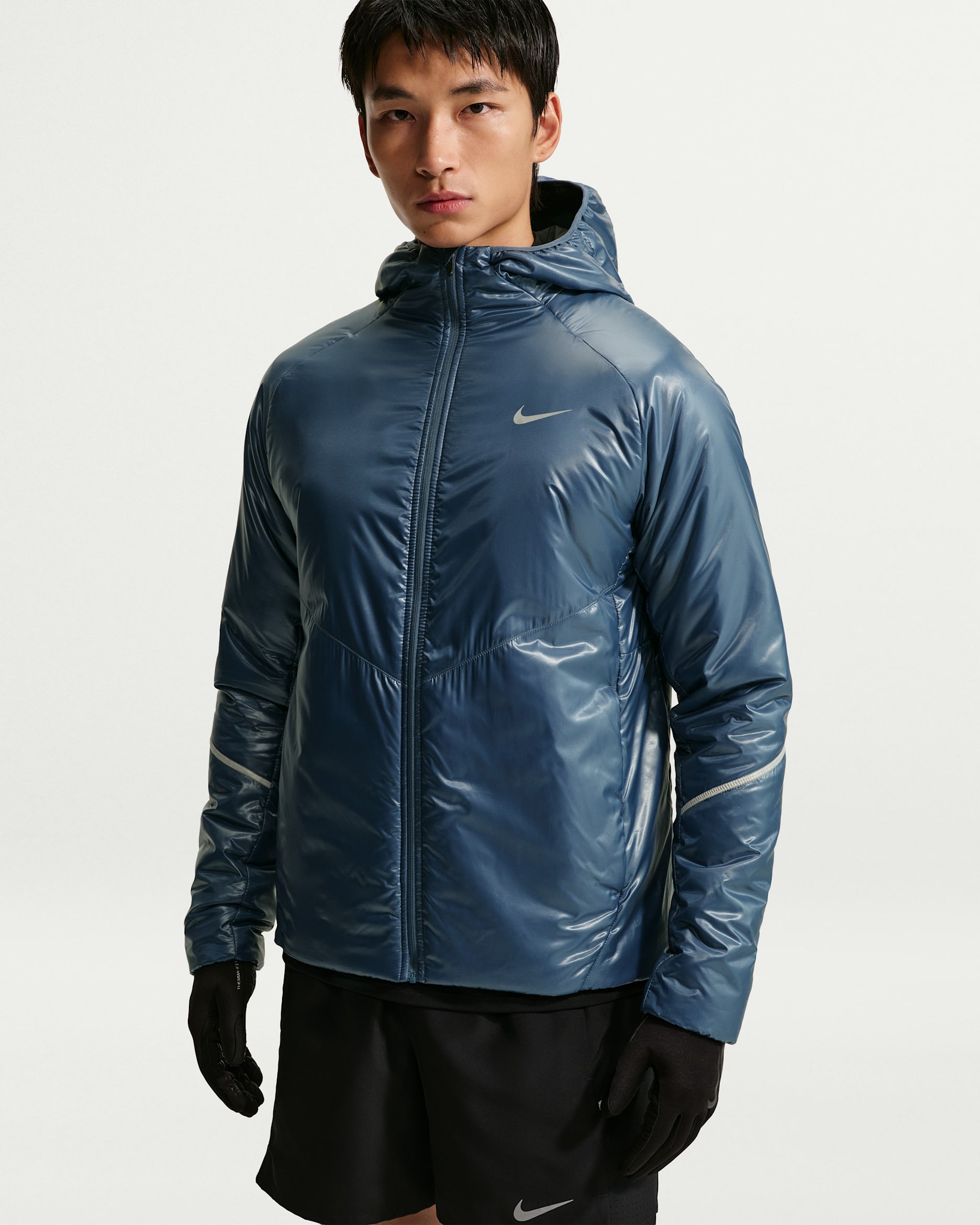 Giacca da running Therma-FIT Nike Miler AeroLayer – Uomo - New Slate/Nero