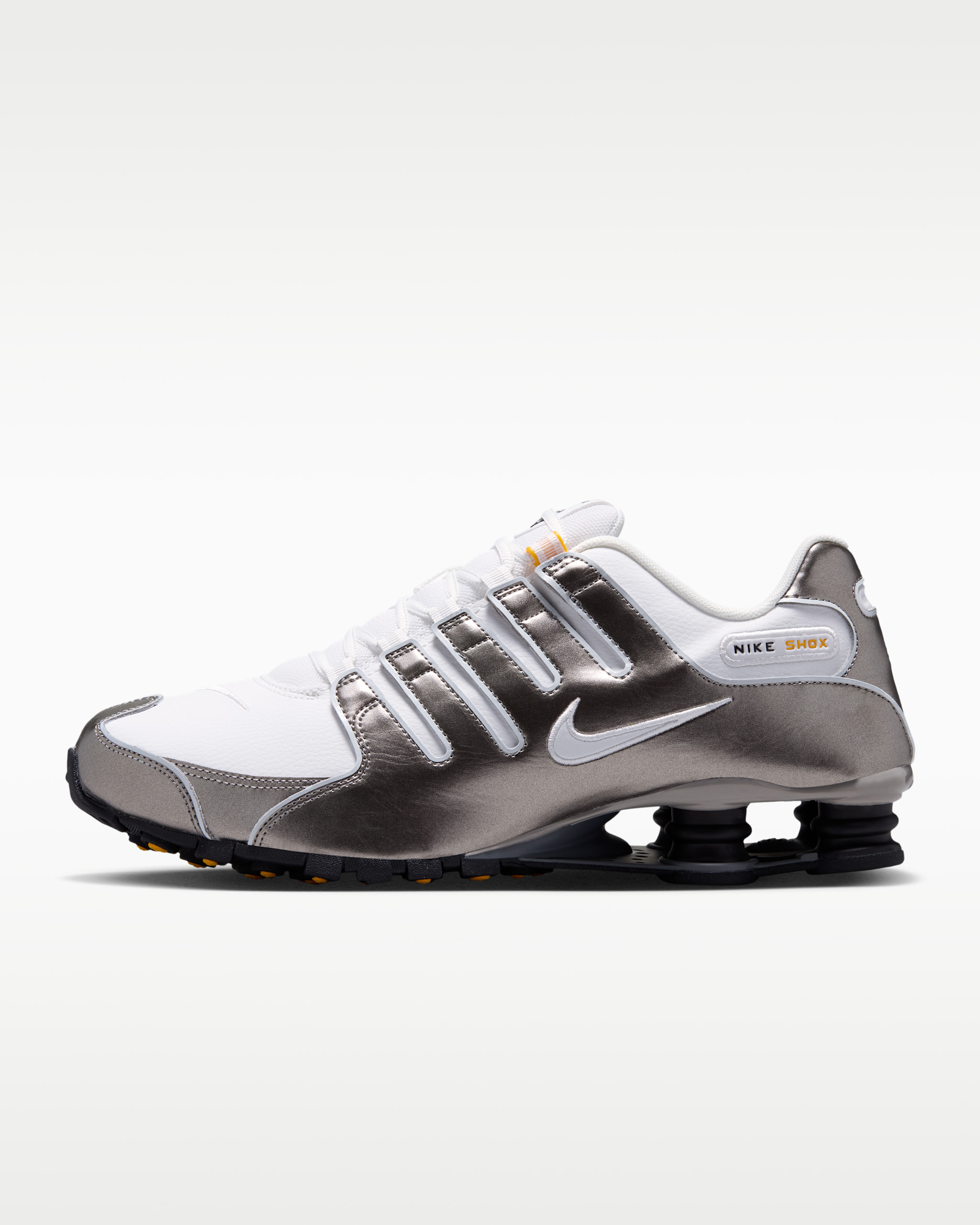 Scarpa Nike Shox NZ – Uomo - Summit White/Metallic Pewter/University Gold/Summit White