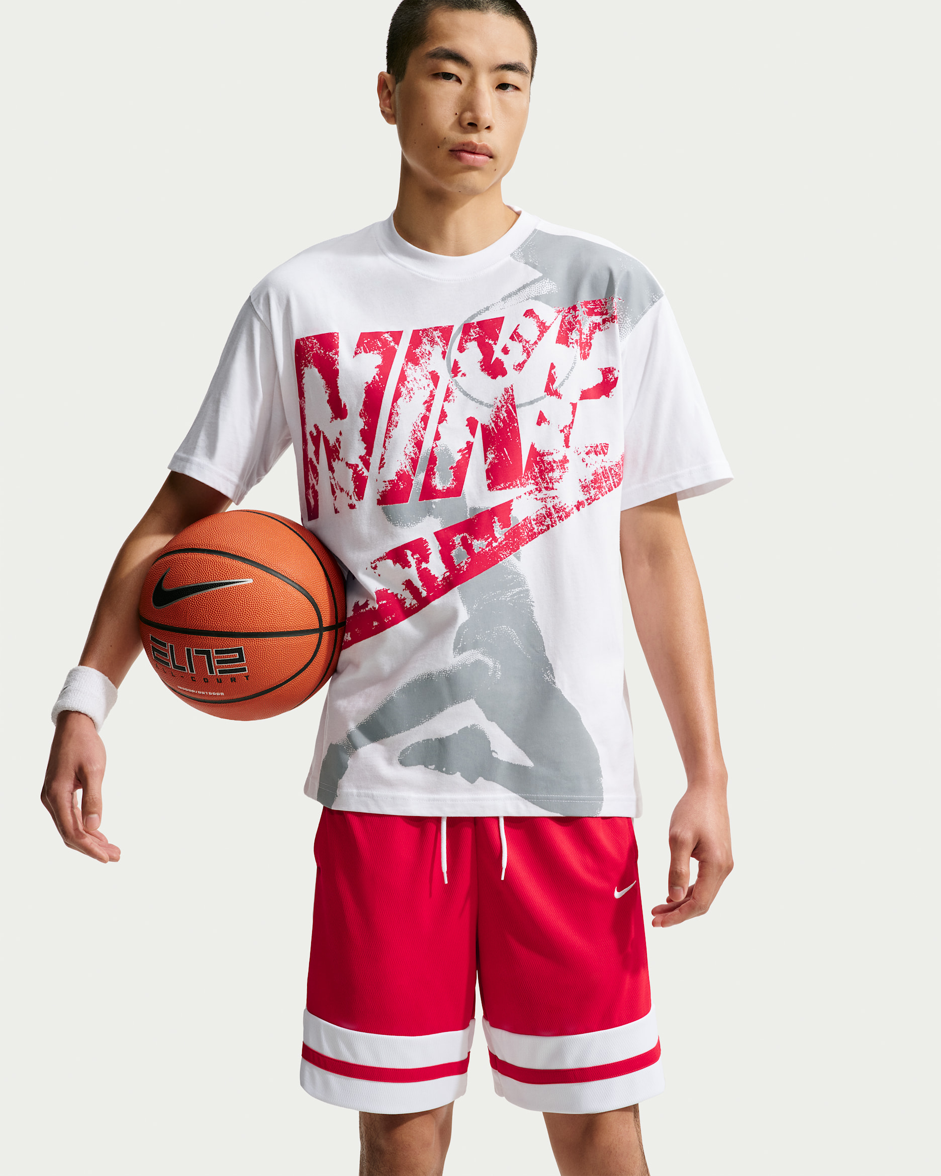 Nike Peak Men's Basketball T-Shirt - White