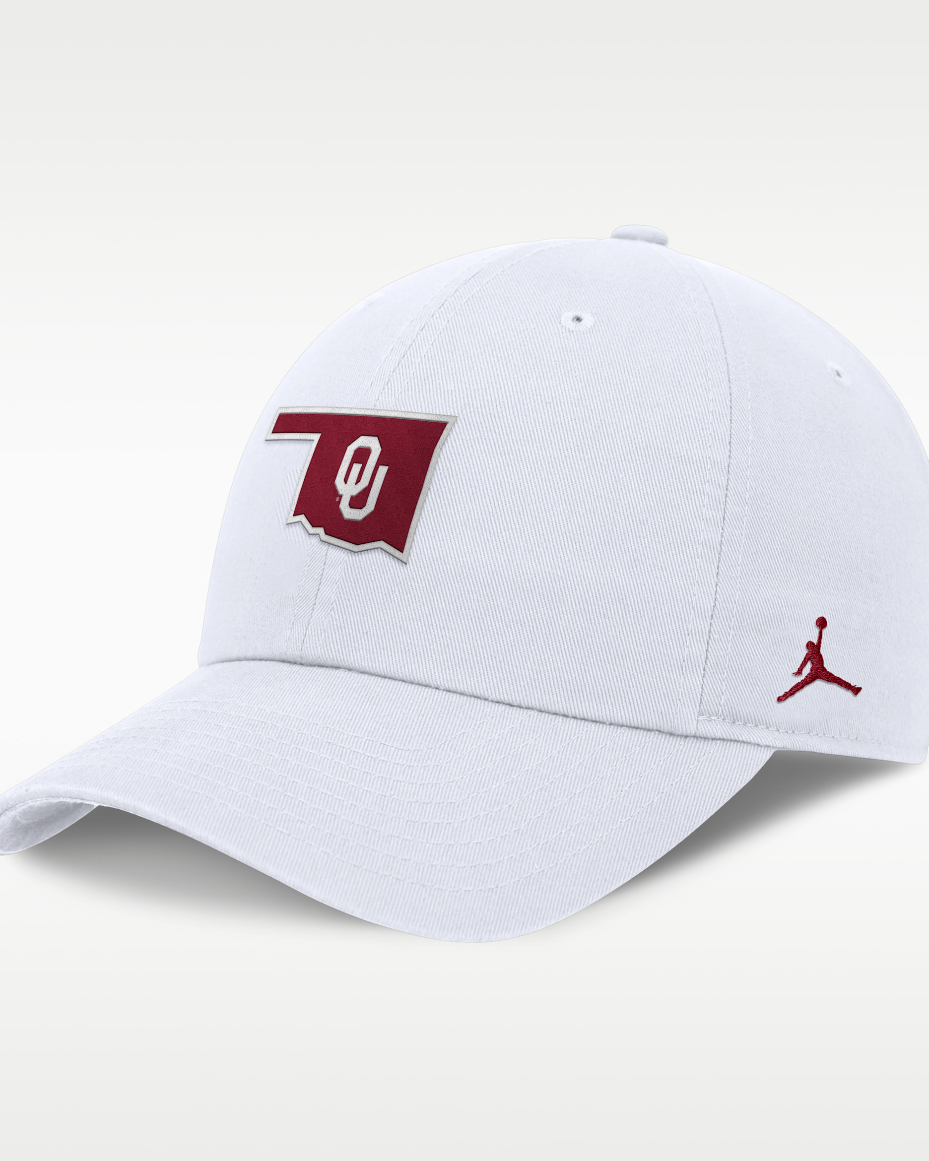 Oklahoma Club Men's Jordan Brand College Adjustable Hat - White