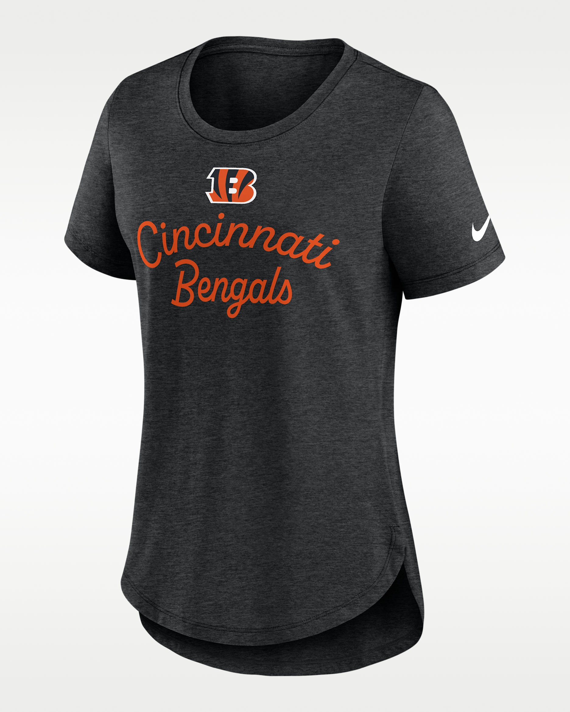 Cincinnati Bengals Script Women's Nike NFL T-Shirt - Black