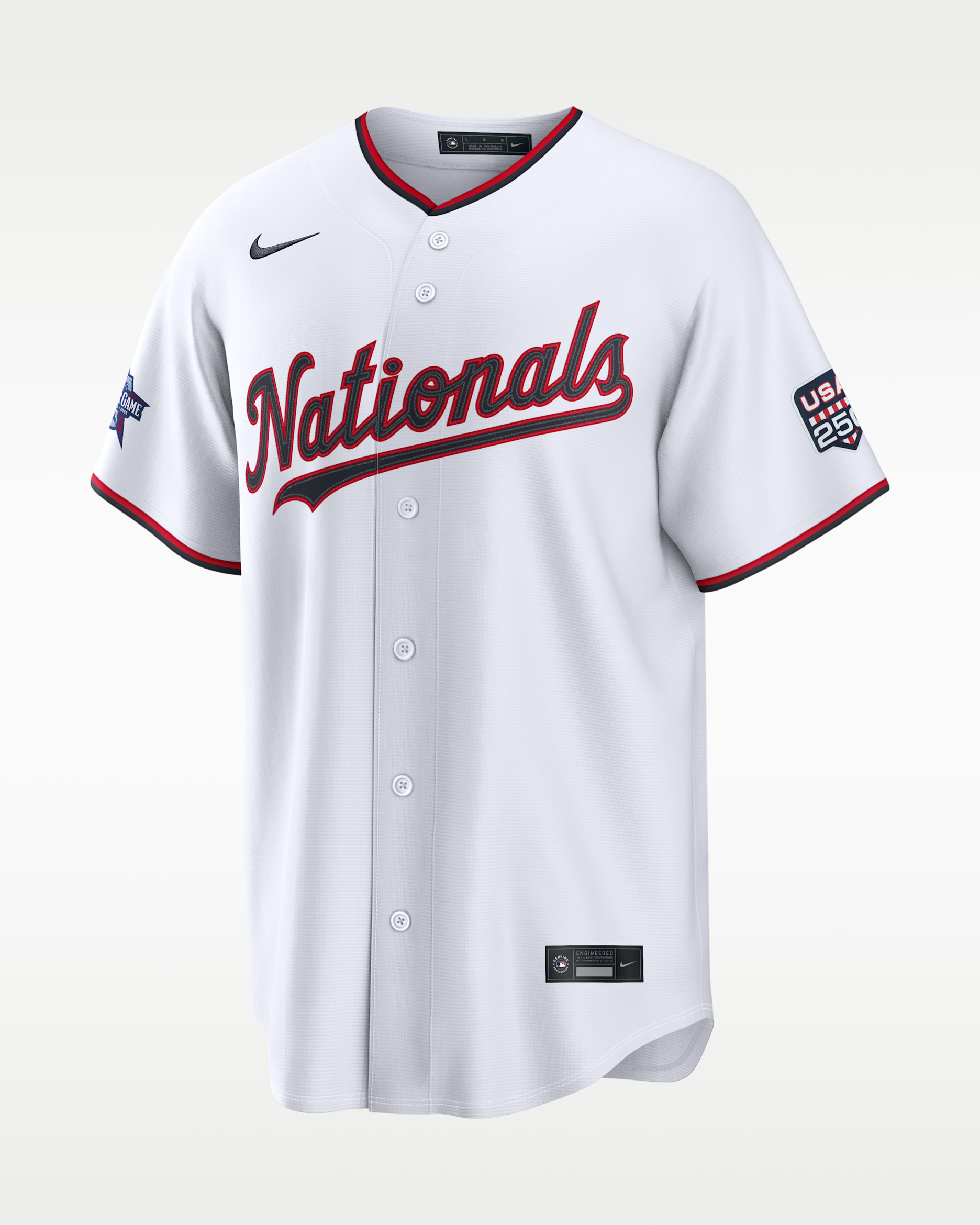 James Wood National League 2026 All-Star Game Men's Nike MLB Replica Jersey - White