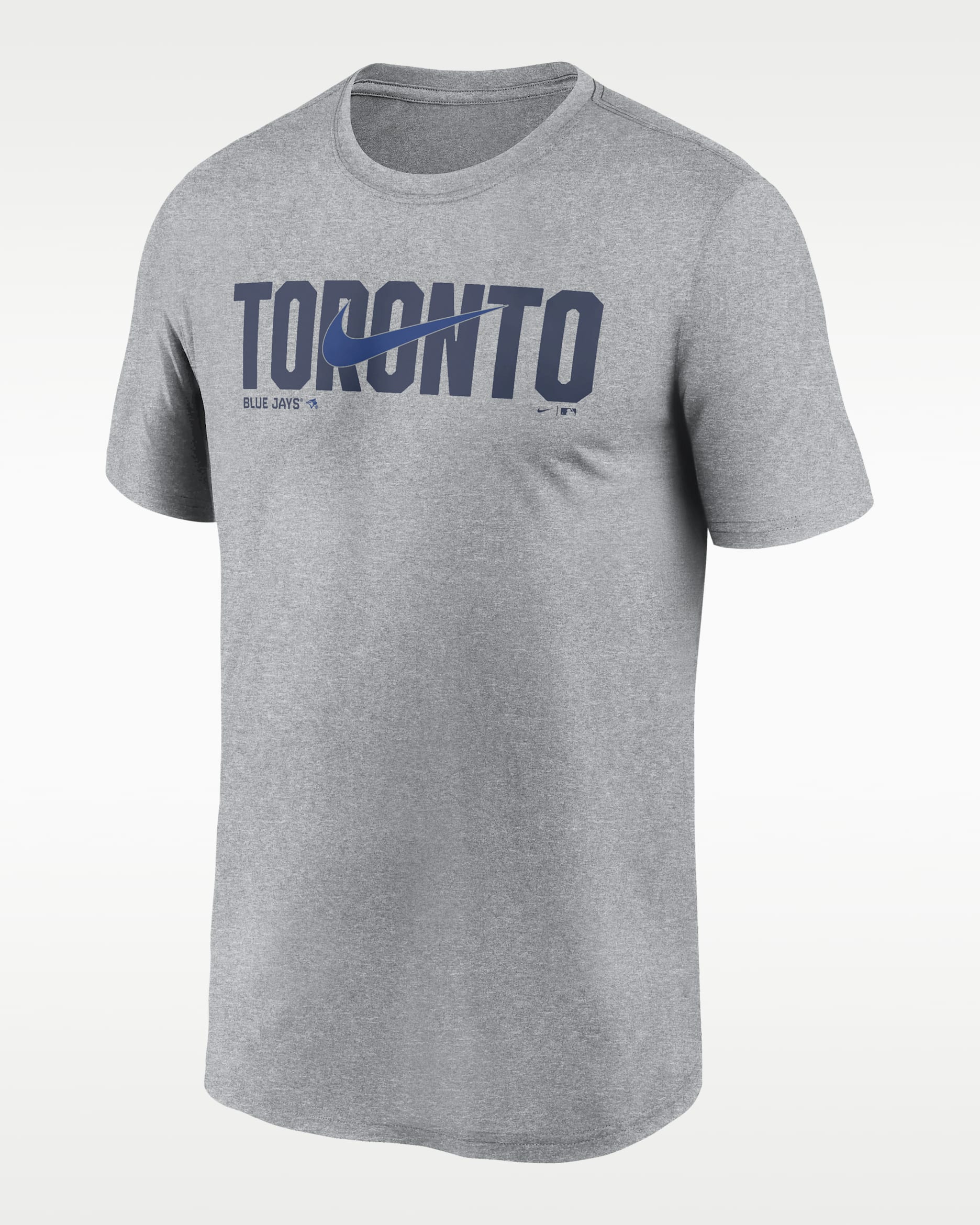 Toronto Blue Jays Swoosh Legend Men's Nike Dri-FIT MLB T-Shirt - Grey Heather