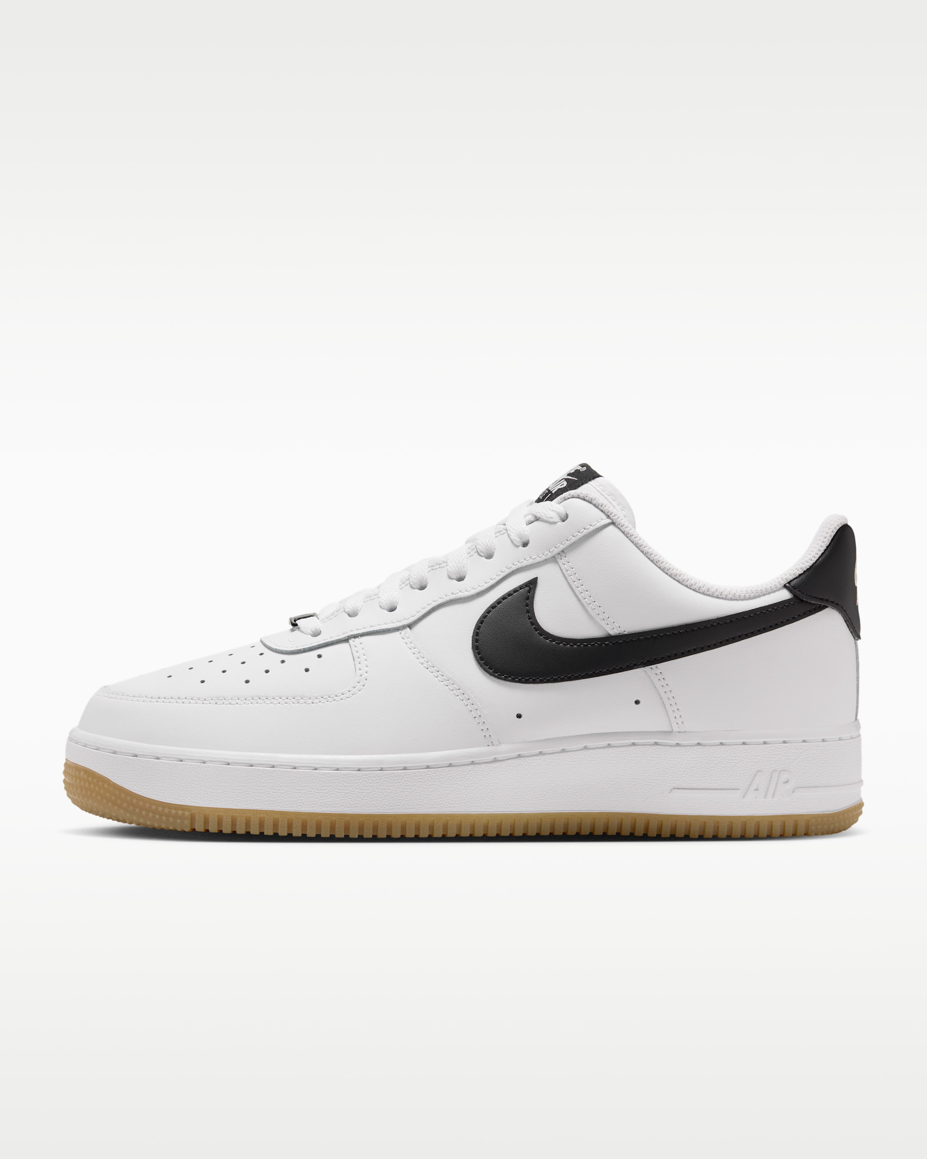 Nike Air Force 1 '07 Men's Shoes - White/Gum Light Brown/Black