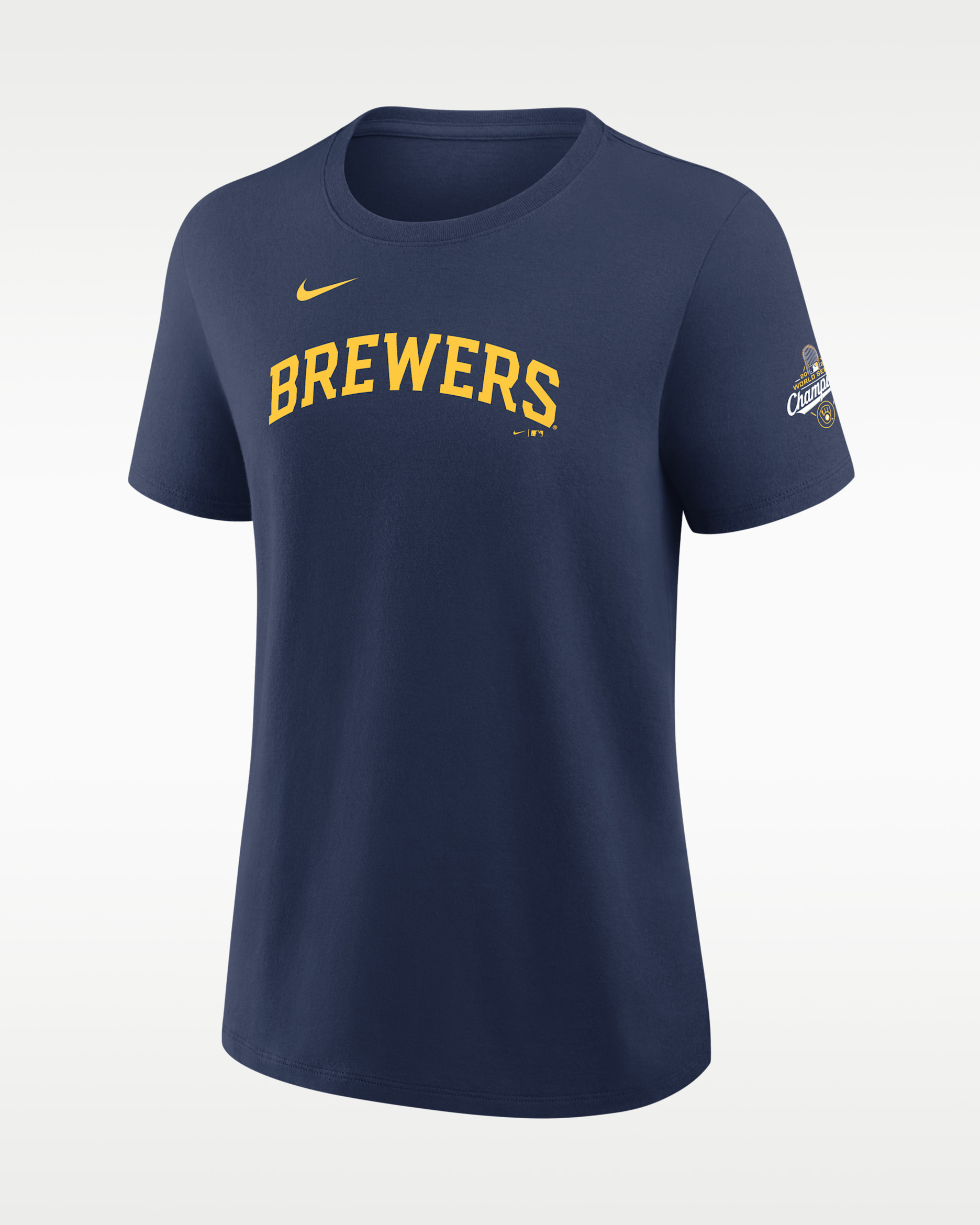 Jacob Misiorowski Milwaukee Brewers 2026 World Series Champions Women's Nike MLB T-Shirt - Navy