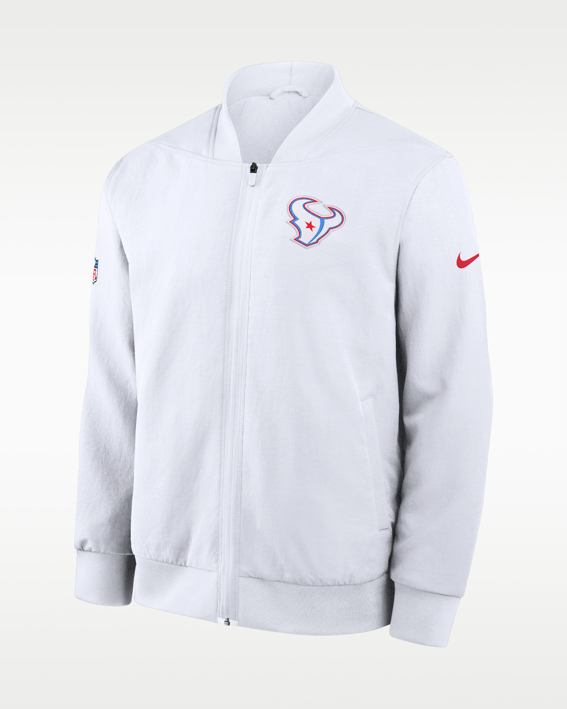 Houston Texans Rivalries Collection Sideline Men's Nike NFL Full-Zip Bomber Jacket - White