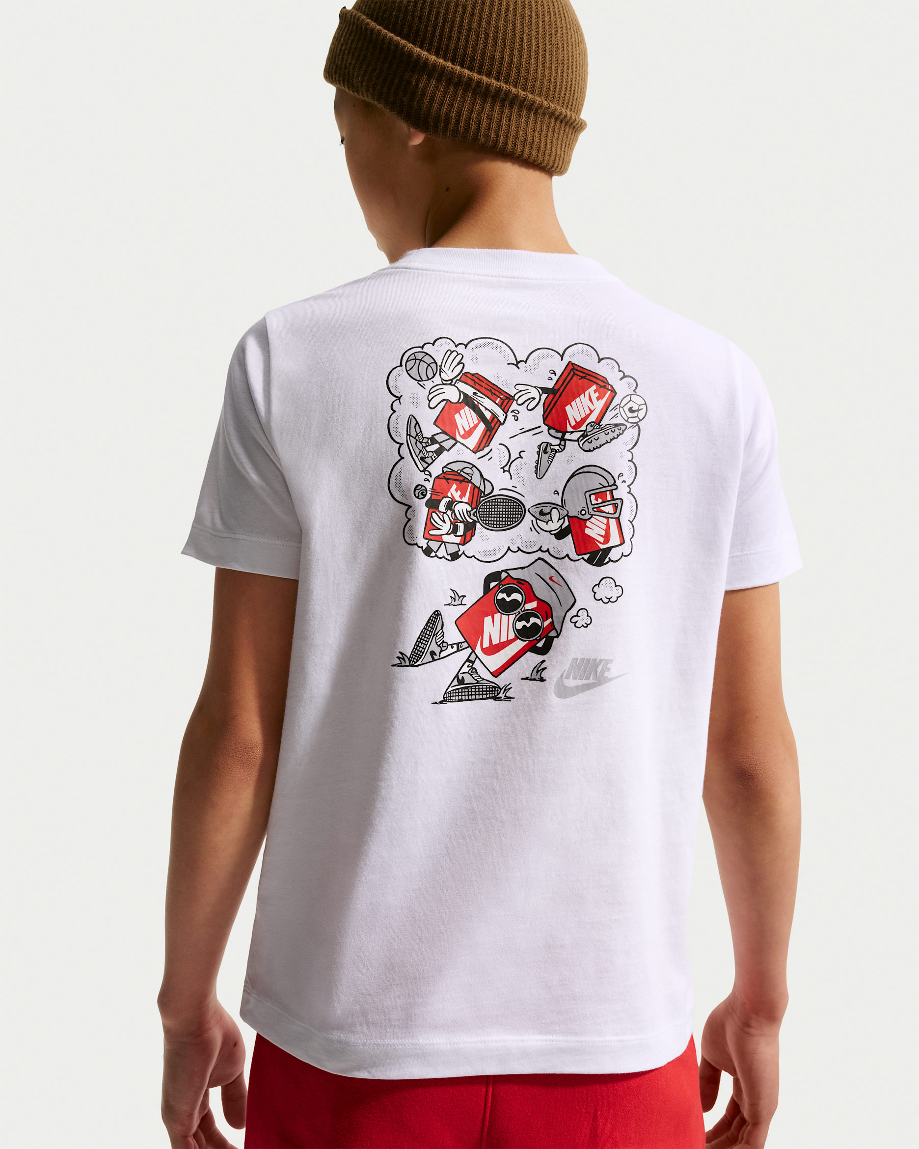 T-shirt Nike Sportswear för ungdom - Vit