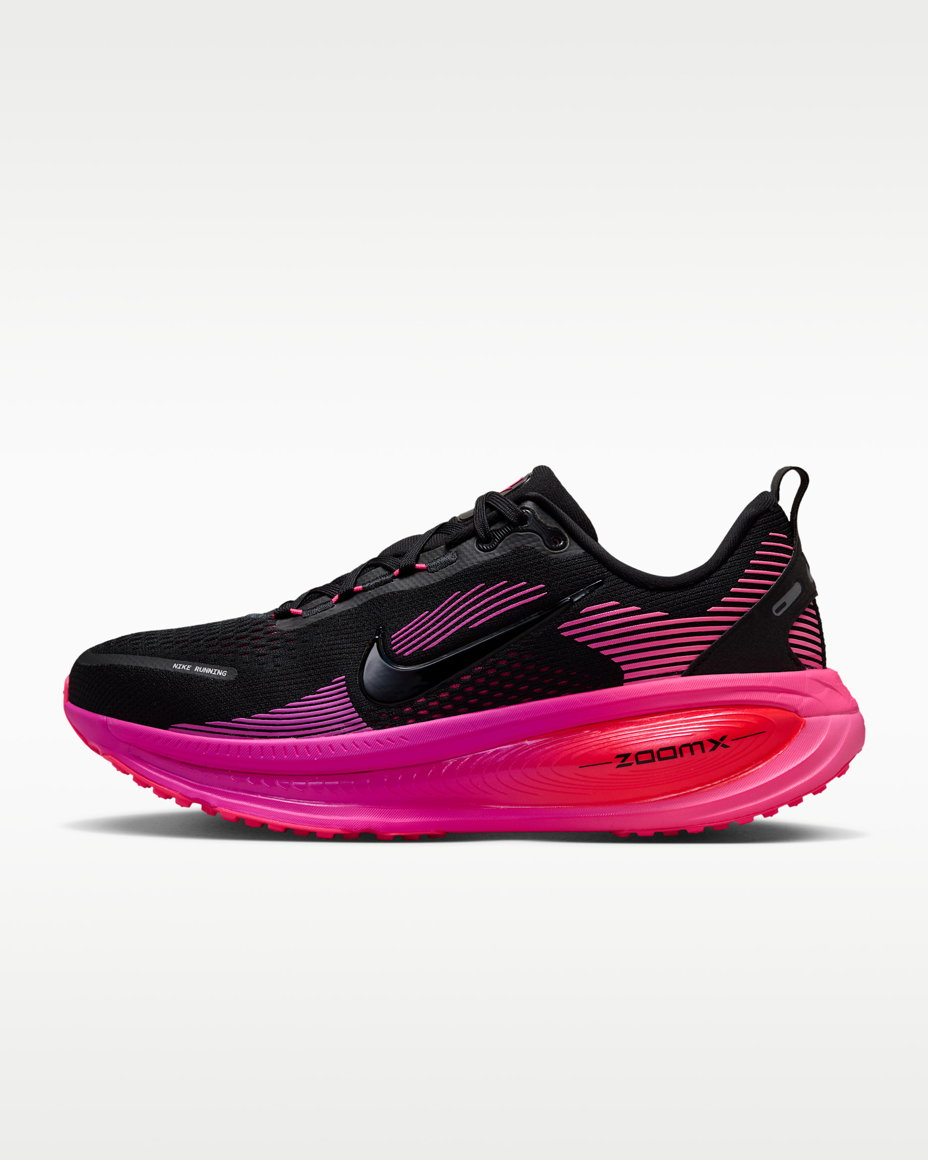 Nike Vomero 18 Women's Road Running Shoes - Black/Hyper Pink/Laser Crimson/Black
