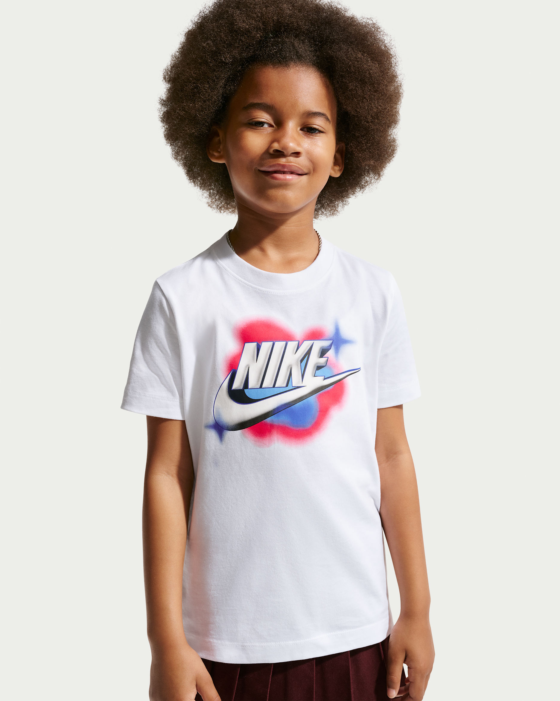 Nike Sportswear Big Kids' T-Shirt - White