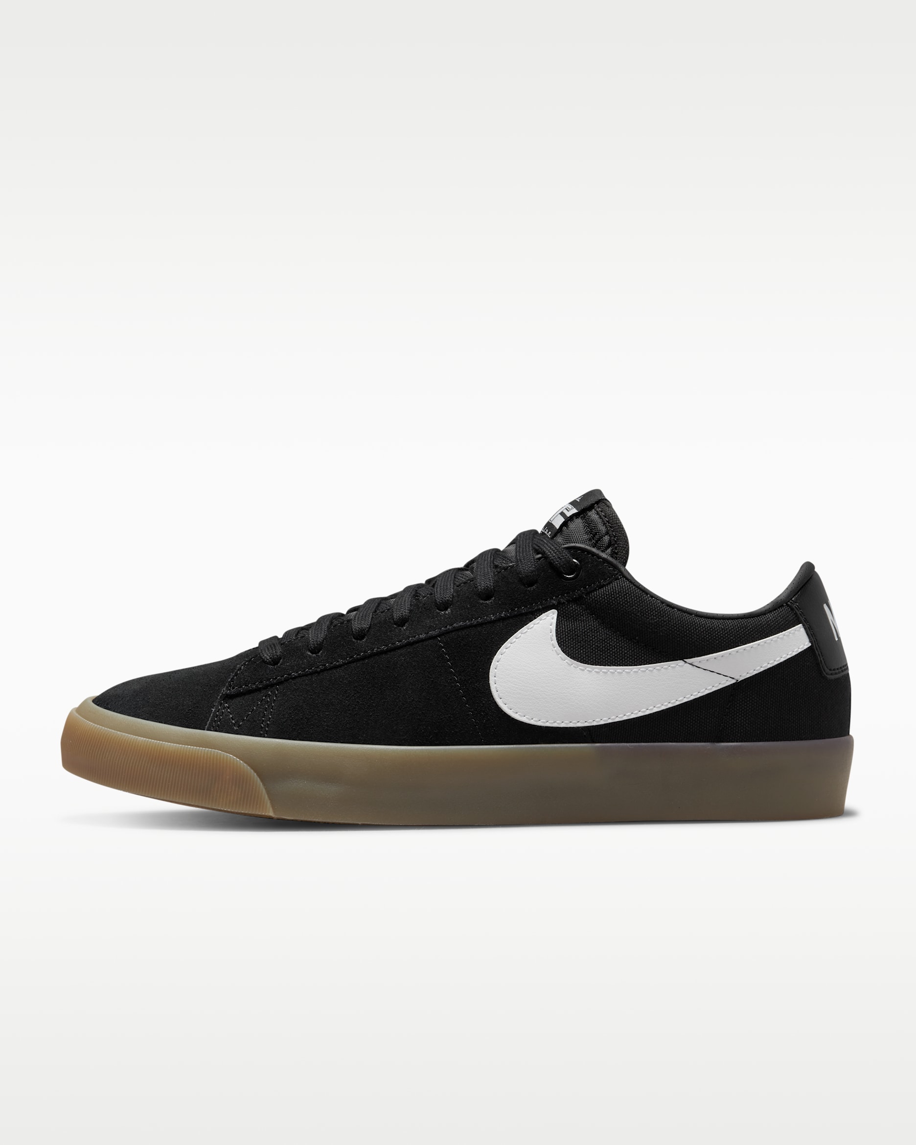 Nike SB Zoom Blazer Low Pro GT Skate Shoes - Black/Black/White/White