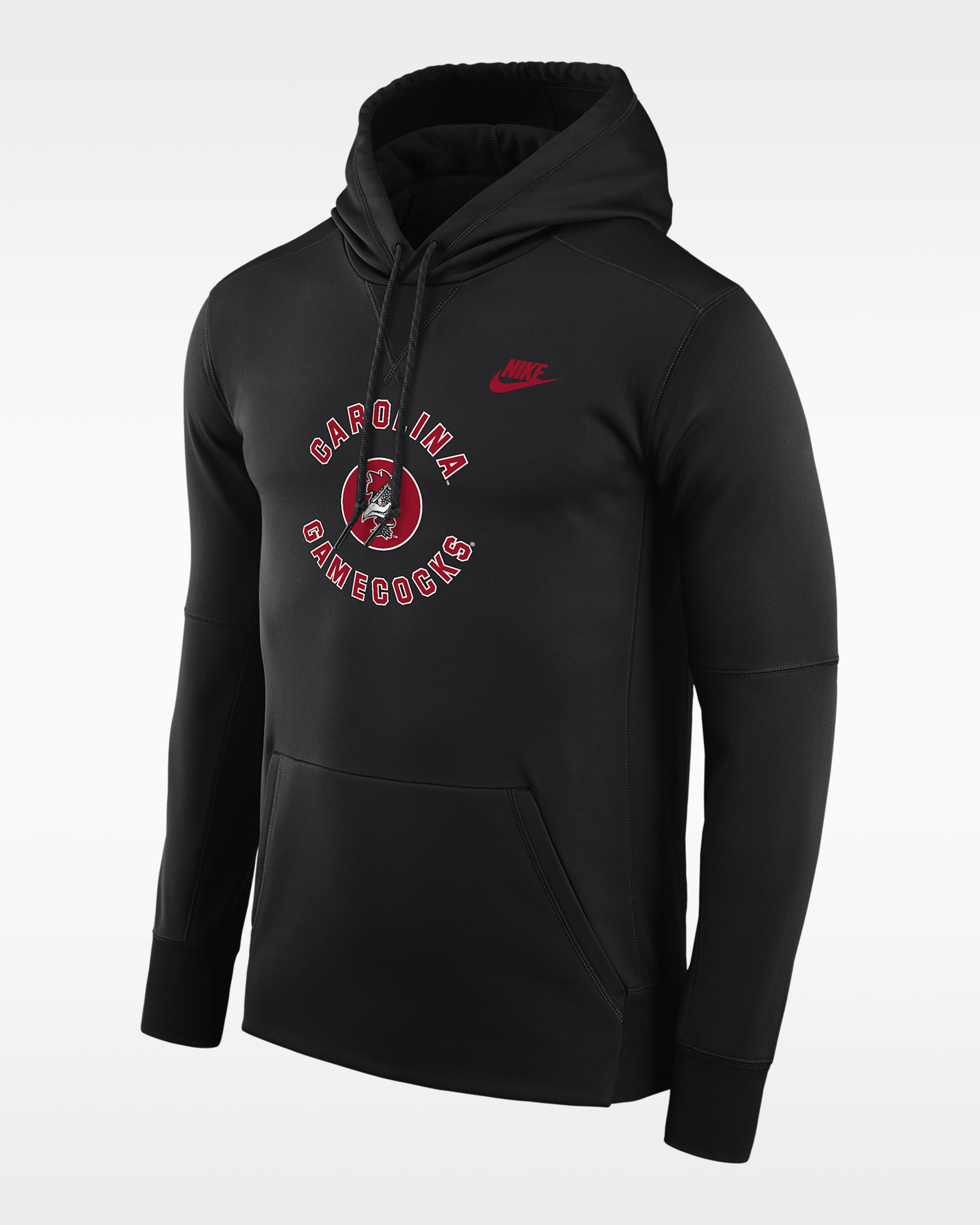 South Carolina Gamecocks Men's Nike Football Therma-FIT College Hoodie - Black