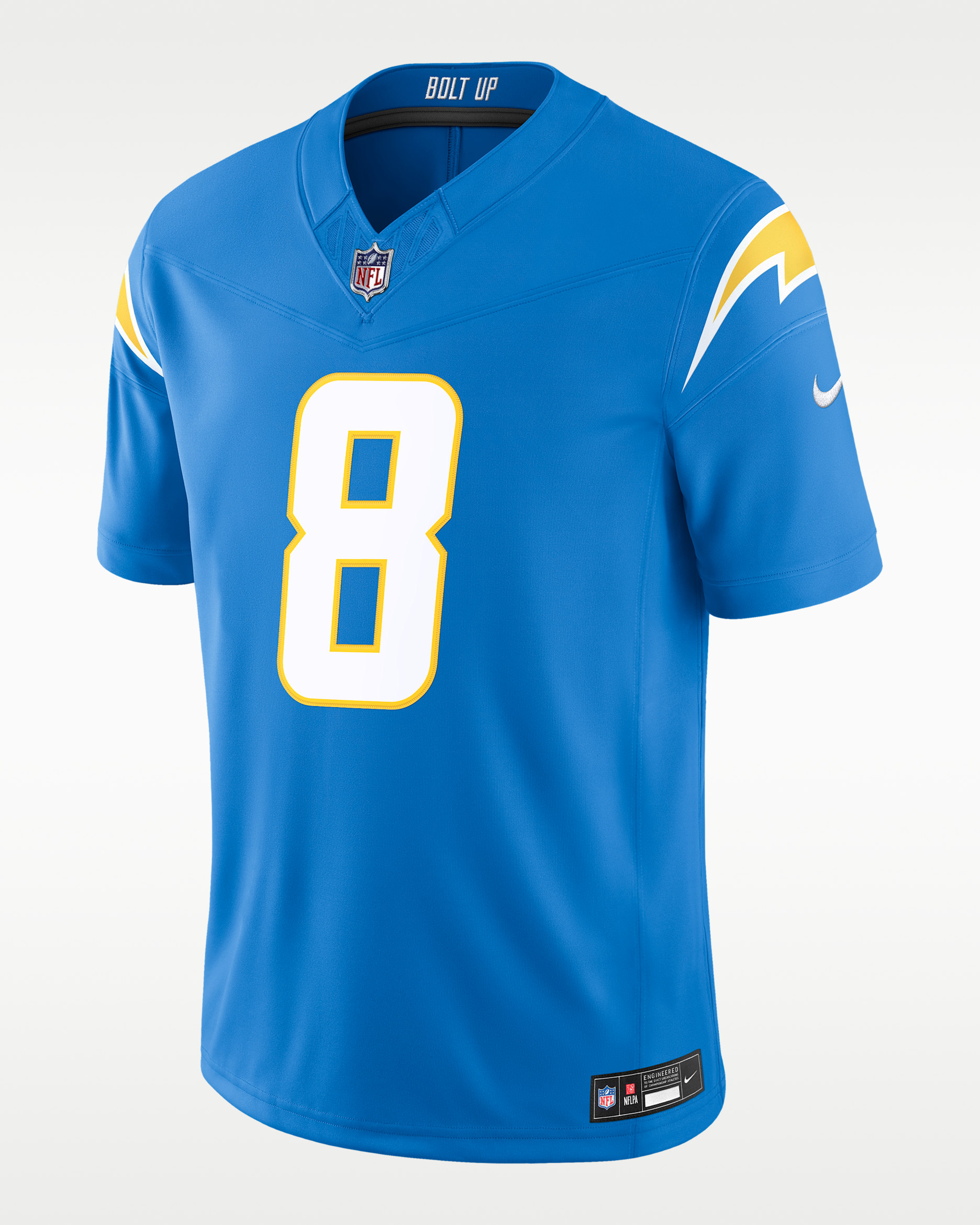 Omarion Hampton Los Angeles Chargers Men's Nike Dri-FIT NFL Limited Jersey - Powder Blue