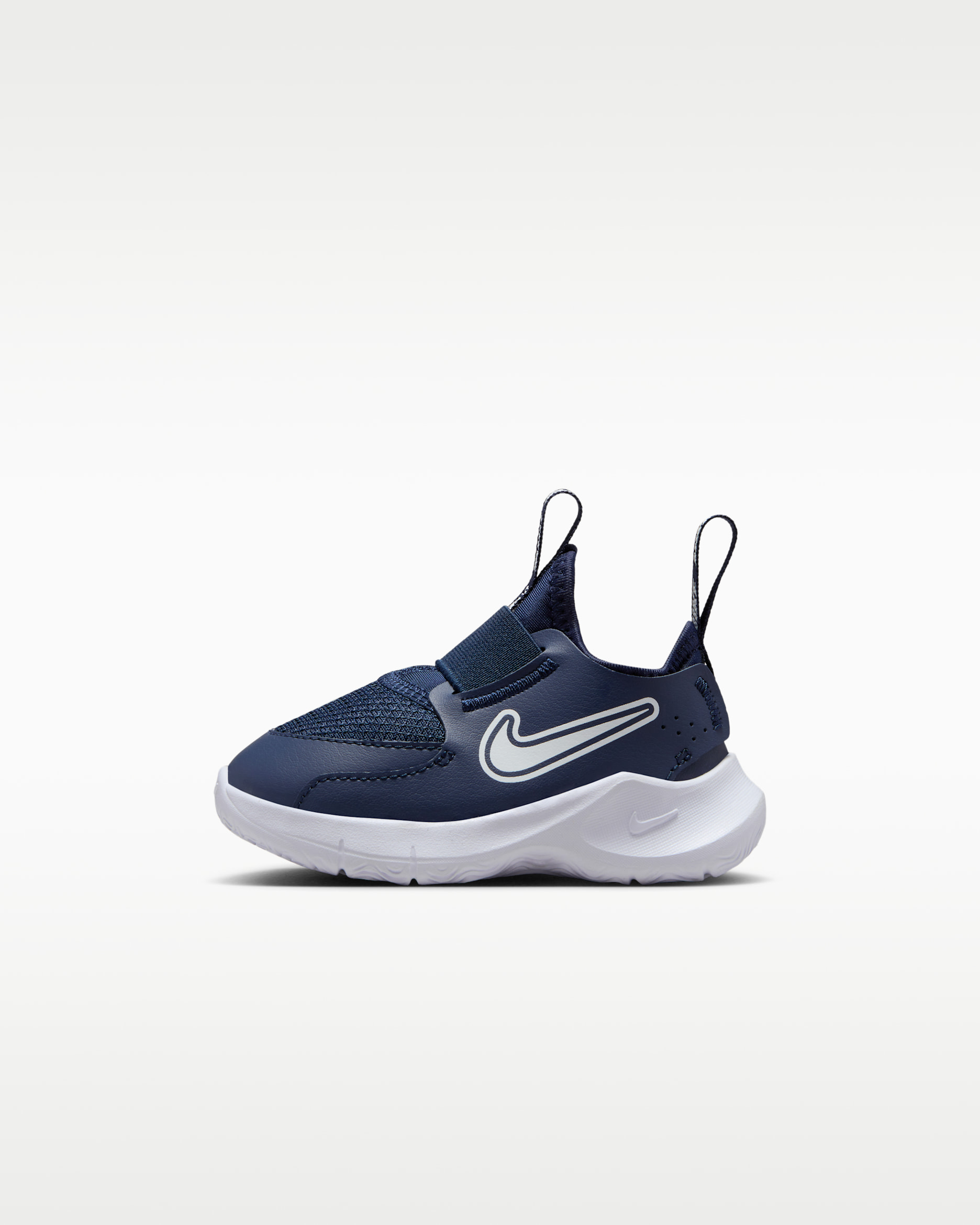 Tenis para bebé e infantil Nike Flex Runner 3 - Azul marino medianoche/Blanco