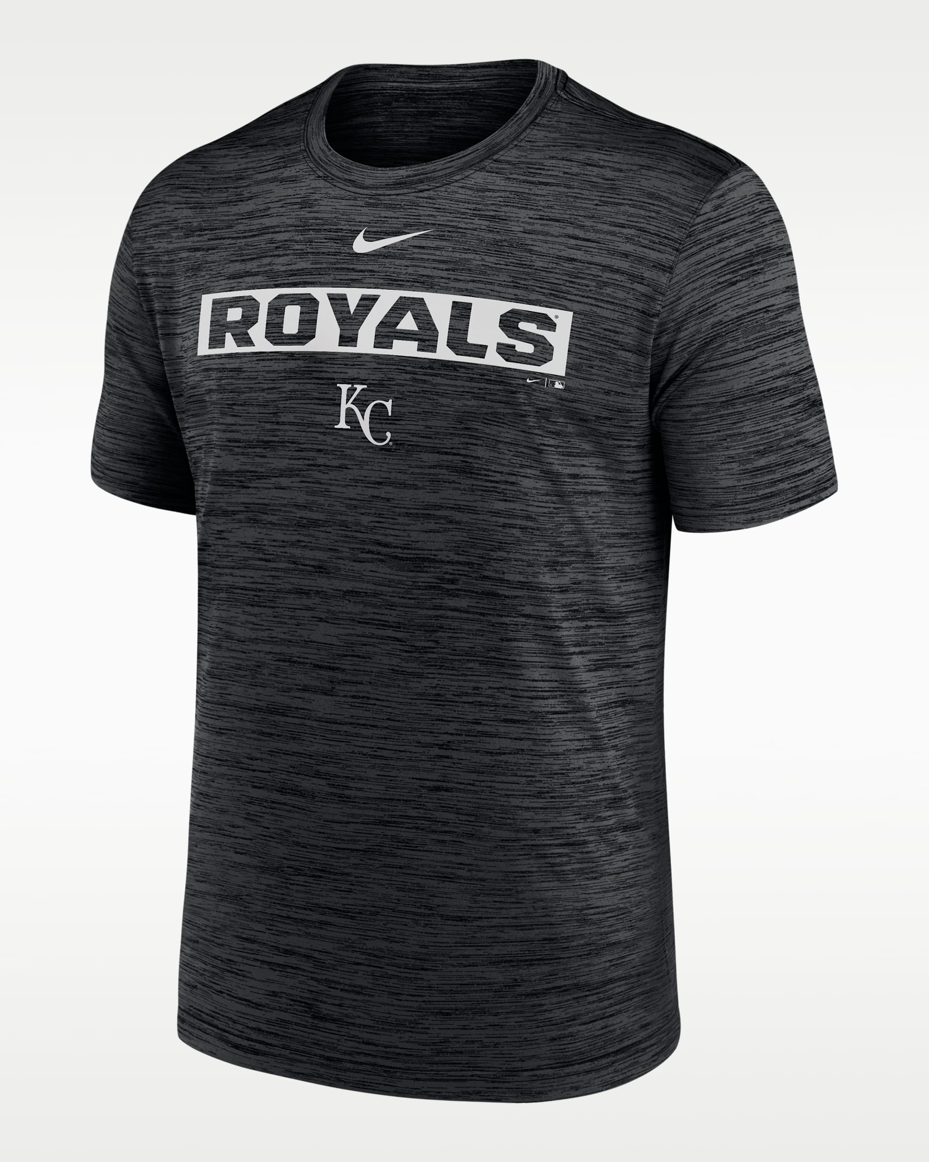 Kansas City Royals Velocity Men's Nike Dri-FIT MLB T-Shirt - Black