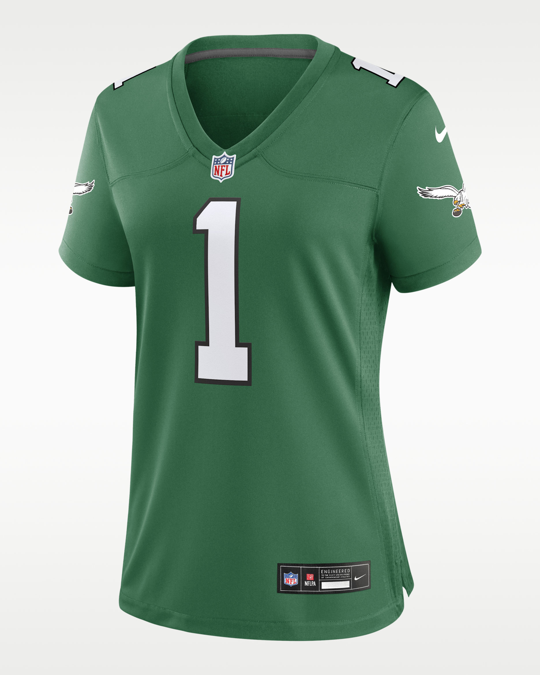 Jalen Hurts Philadelphia Eagles Women's Nike NFL Game Football Jersey - Kelly Green