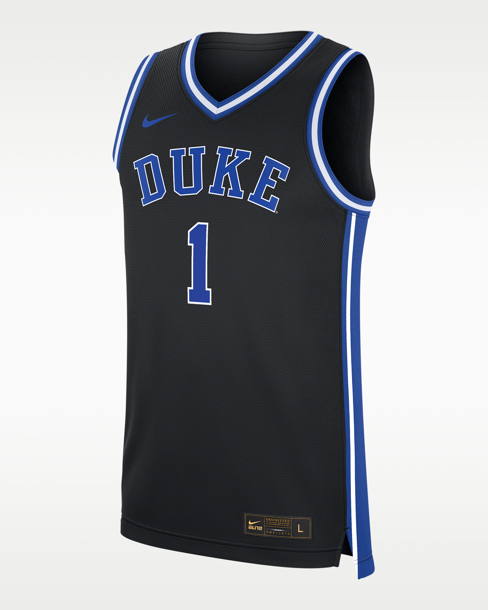 Duke Blue Devils Replica Men's Nike College Basketball Jersey - Black