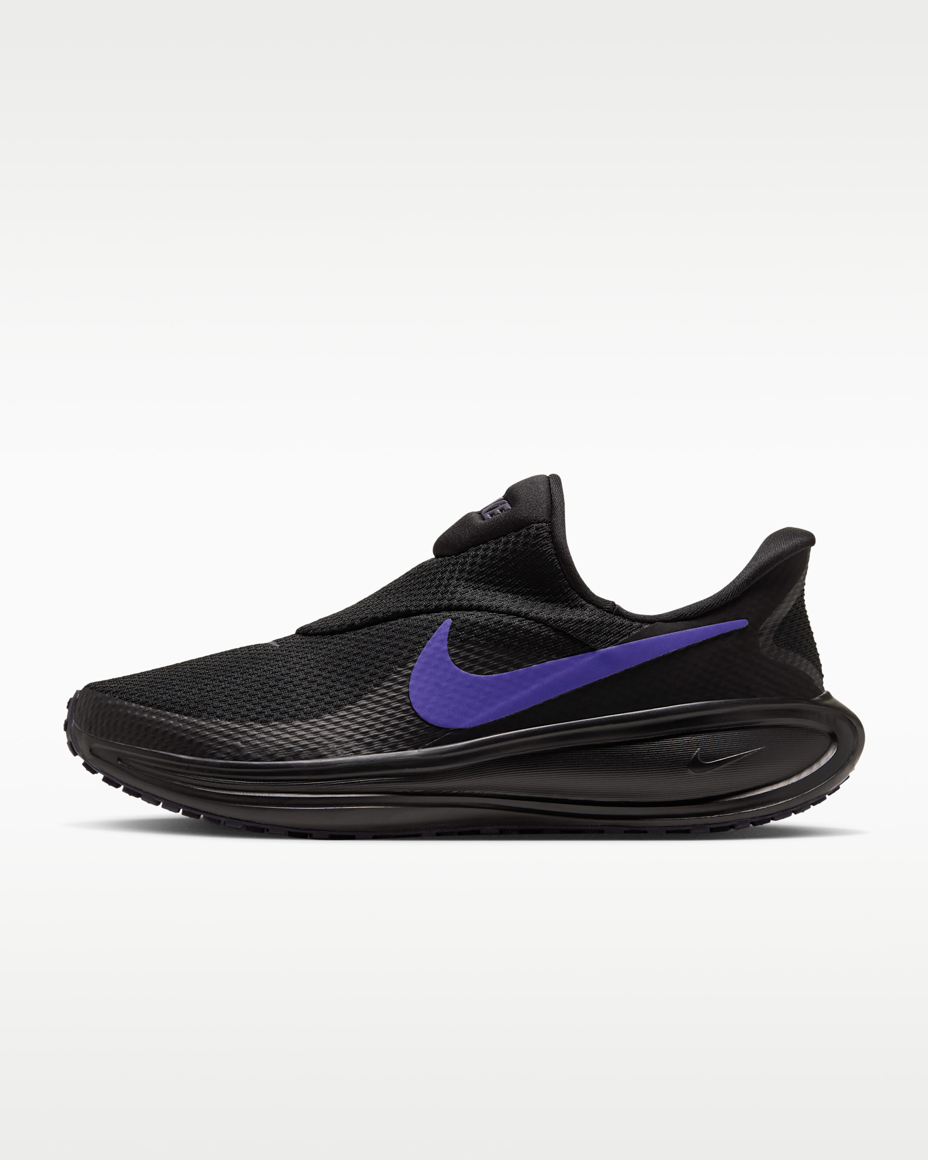 Nike Revolution 8 EasyOn 女款路跑鞋 - 黑色/Persian Violet