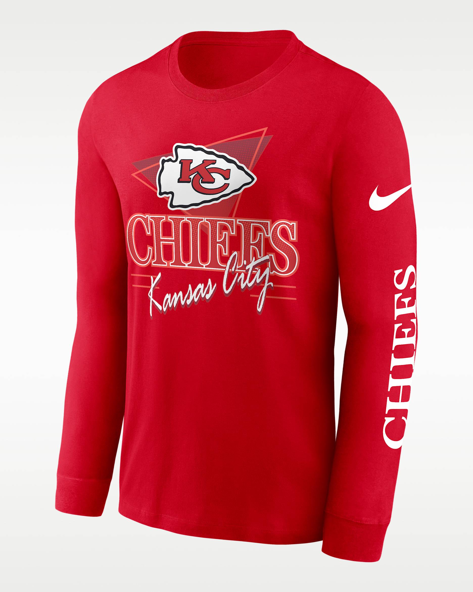 Kansas City Chiefs Rewind Men's Nike NFL Long-Sleeve T-Shirt - Red