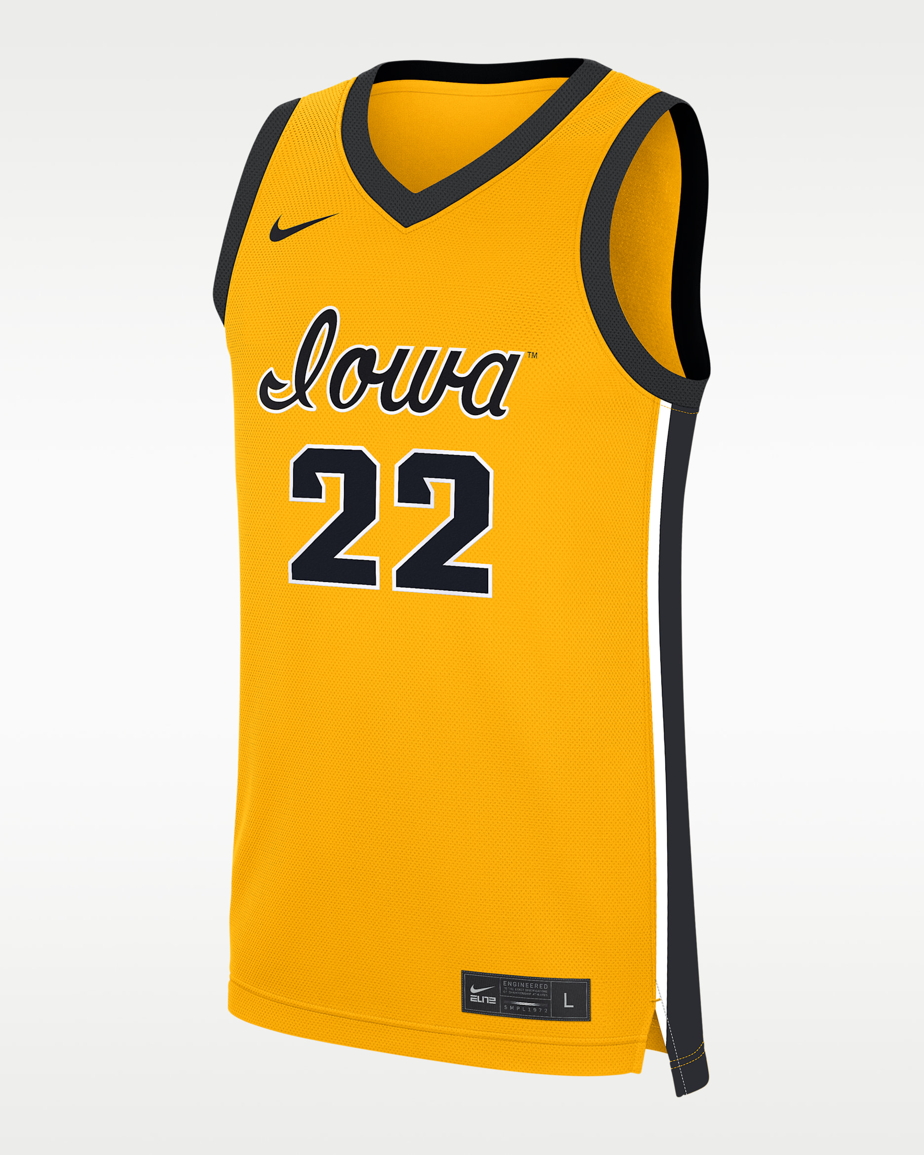 Caitlin Clark Iowa Replica Nike Dri-FIT College Women's Basketball Jersey - Gold