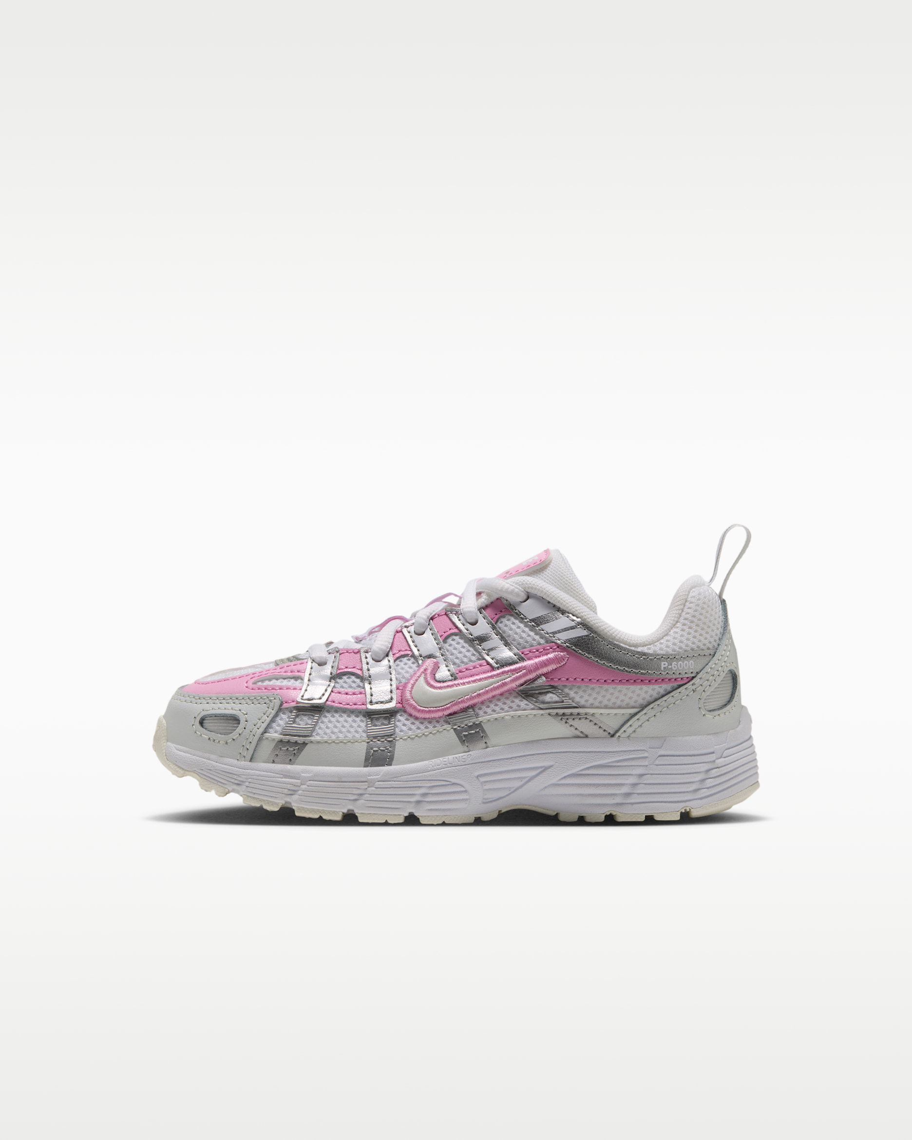 Nike P-6000 Little Kids' Shoes - White/Pink Rise/Off White/Off White