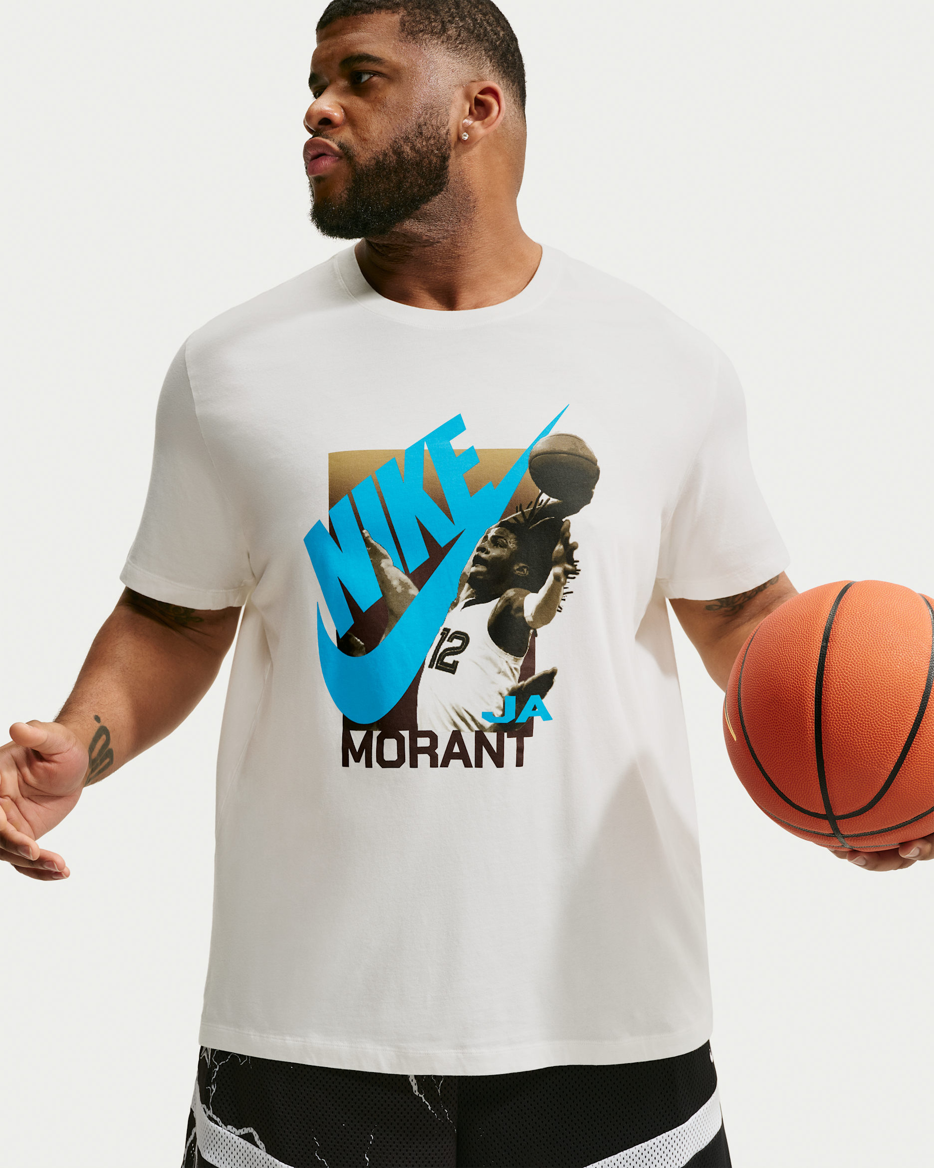 Ja Men's Basketball T-shirt - Sail