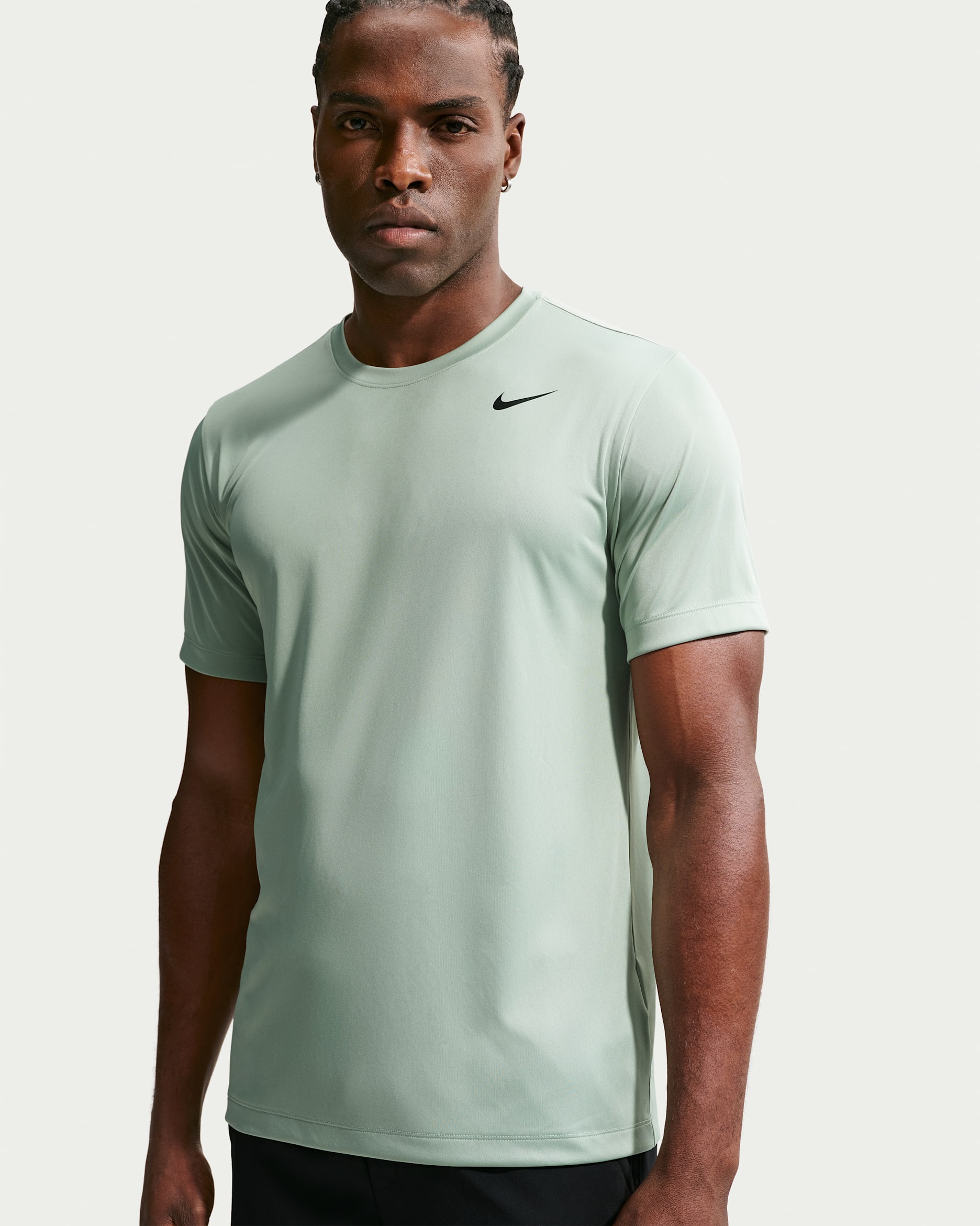 Nike Men's Dri-FIT Training T-Shirt - Steam/Black