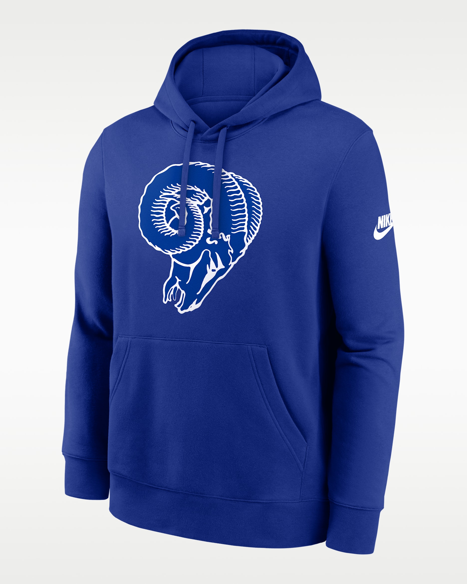Los Angeles Rams Primetime Club Logo Men's Nike NFL Pullover Hoodie - Old Royal