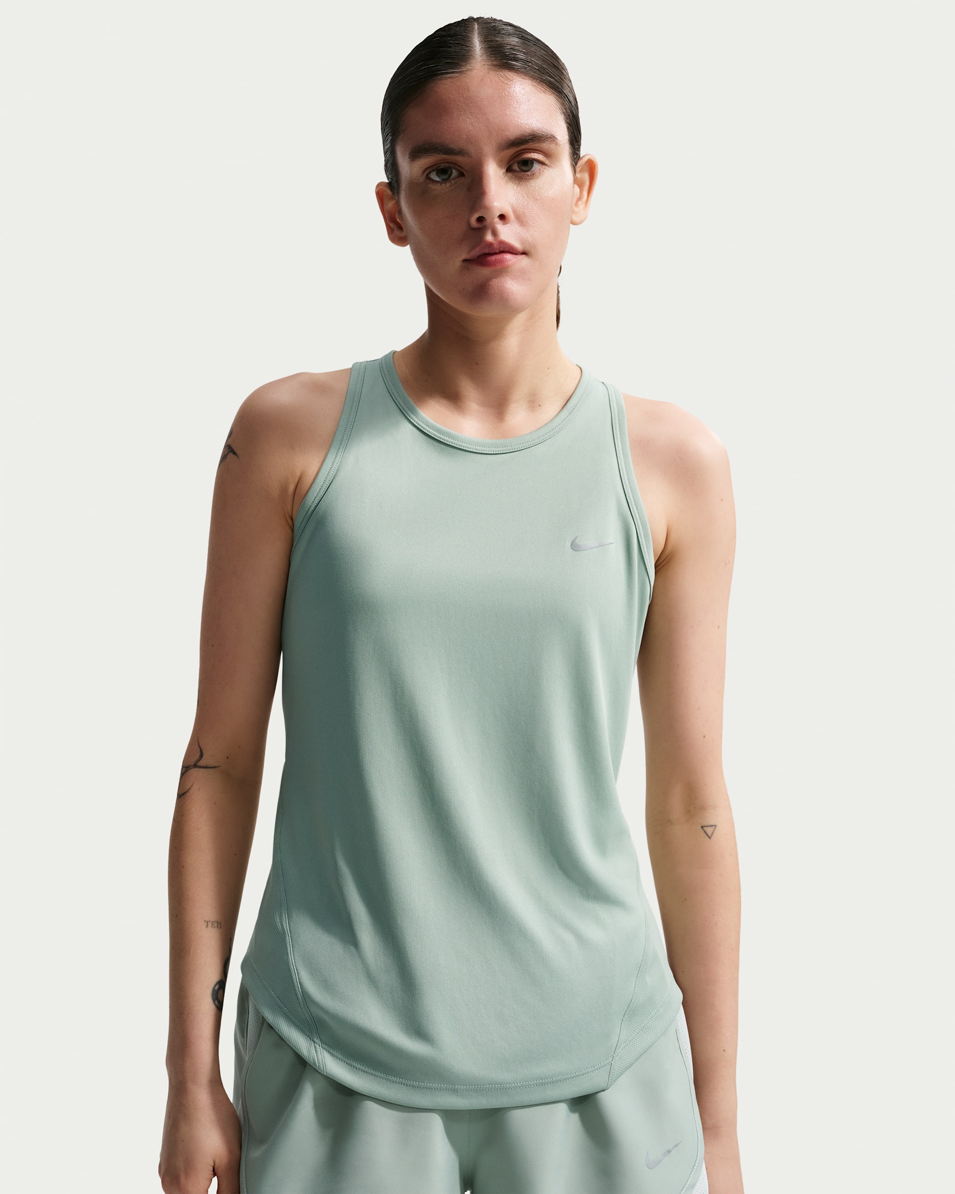 Nike Tempo Dri-FIT løpesinglet til dame - Steam