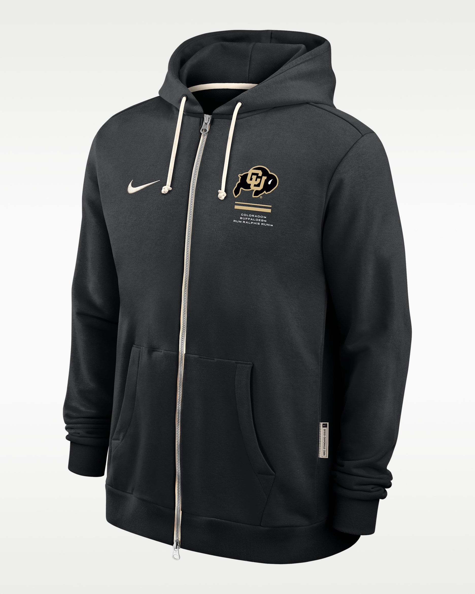 Colorado Sideline Standard Issue Men's Nike Dri-FIT College Full-Zip Hoodie - Black