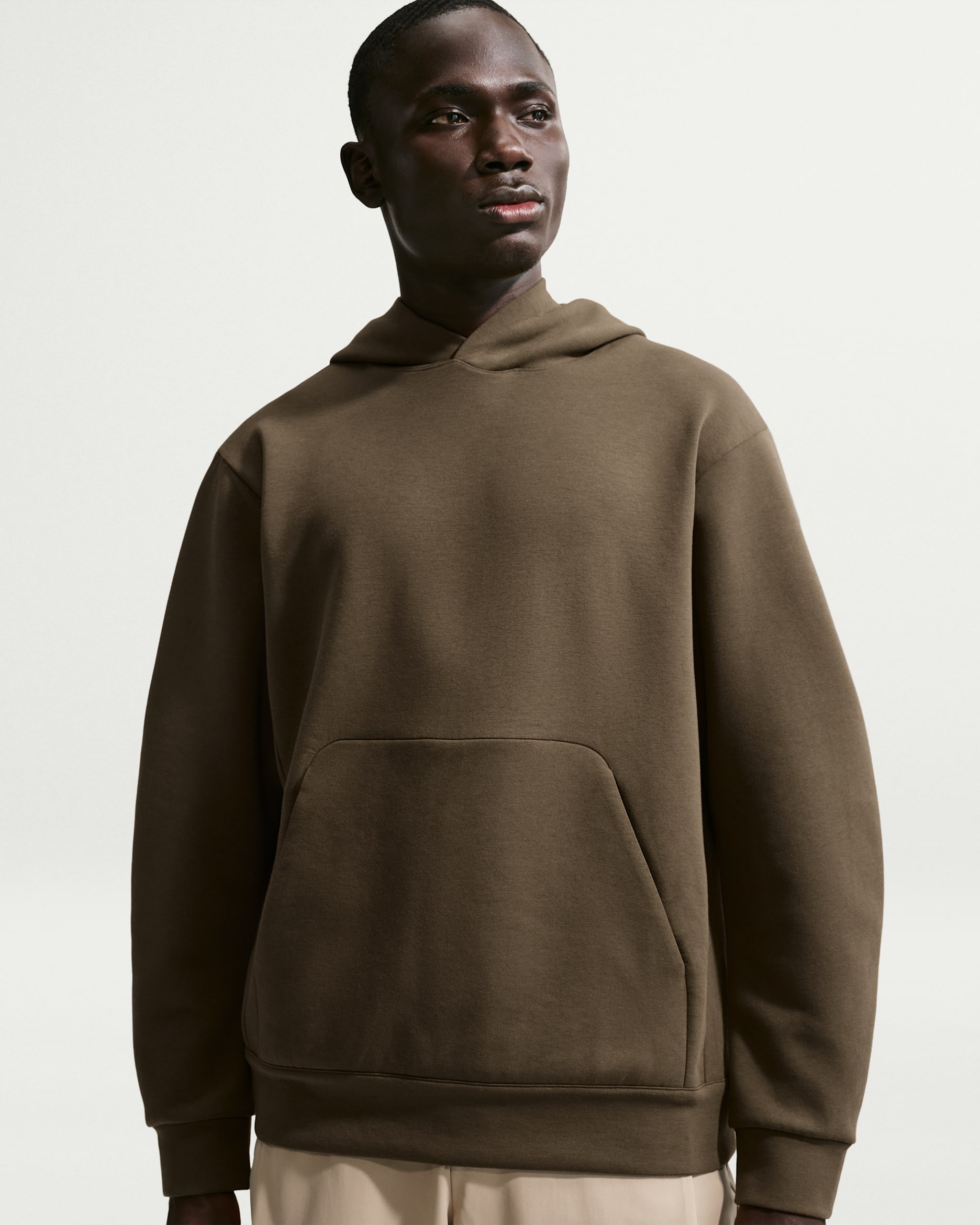 Nike 24.7 ImpossiblySoft Men's Dri-FIT Pullover Hoodie - Dark Hazel/Black/Velvet Brown