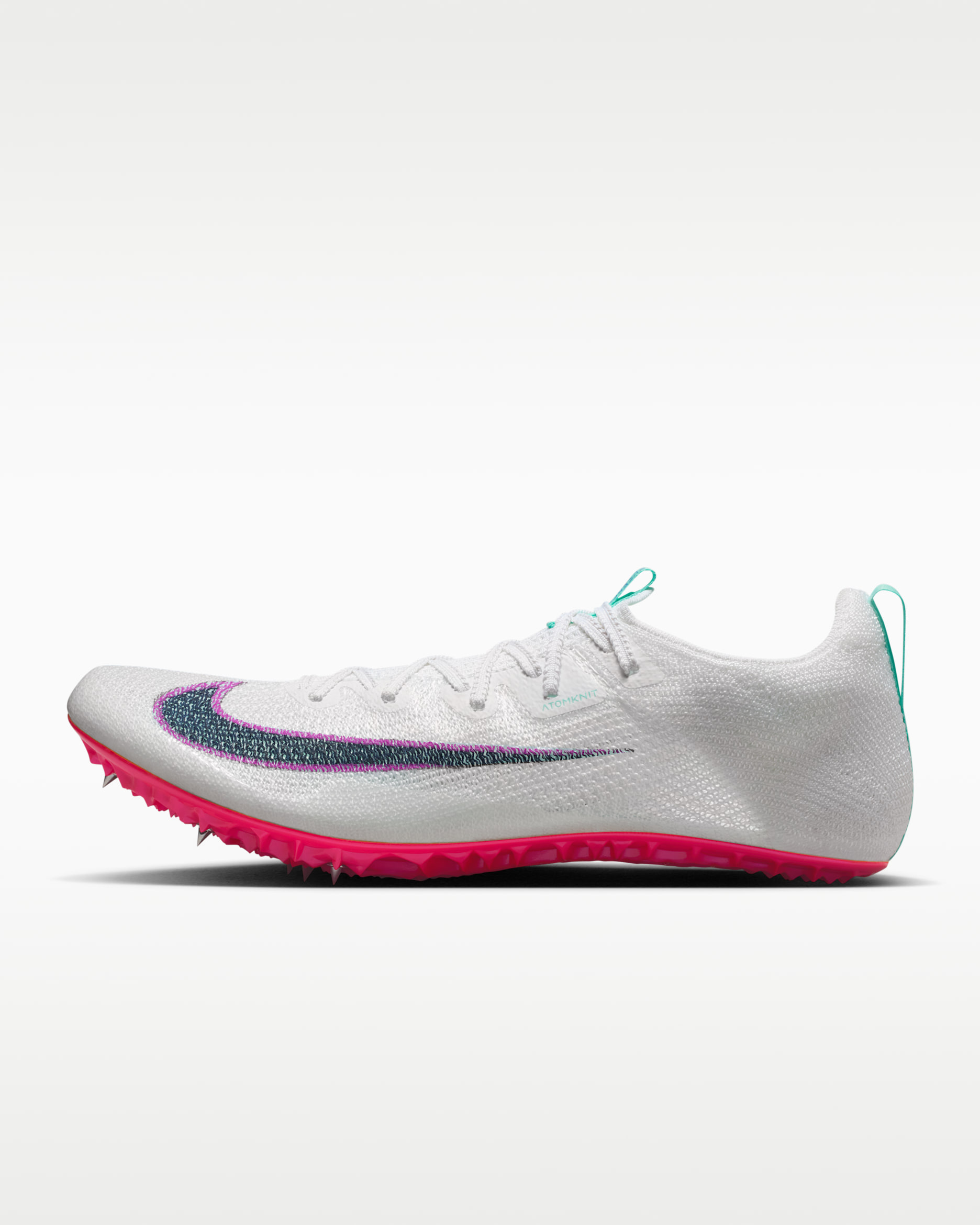 Scarpa chiodata per lo sprint Nike Zoom Superfly Elite 2 - Bianco/Bright Crimson/Hyper Violet/Ossidiana