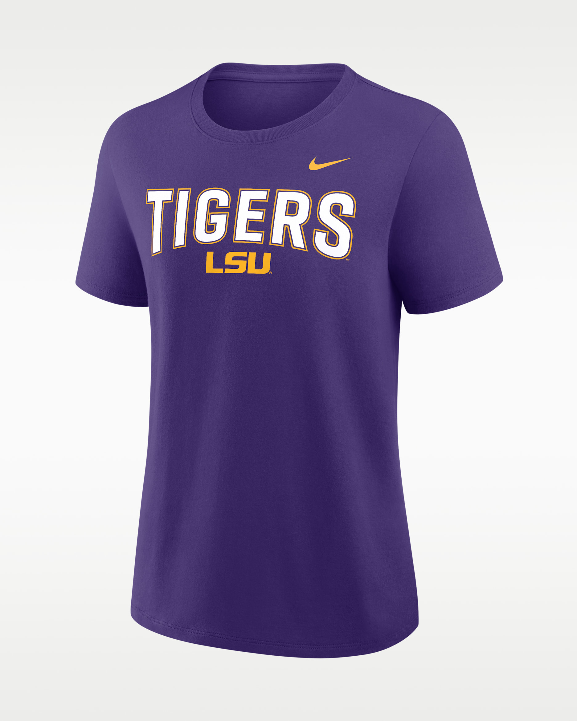 LSU Arch Logo Women's Nike College T-Shirt - Purple