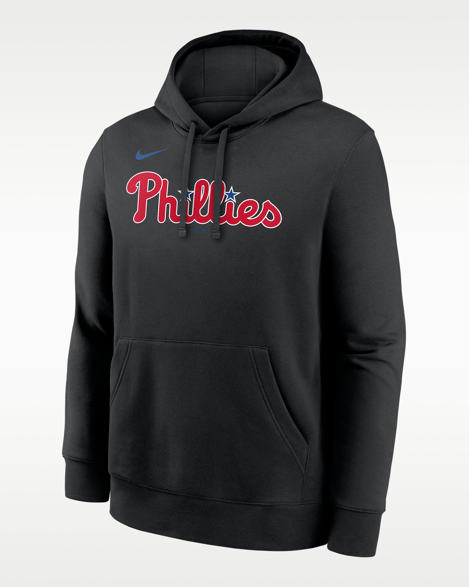 Philadelphia Phillies Club Men's Nike MLB Pullover Hoodie - Black