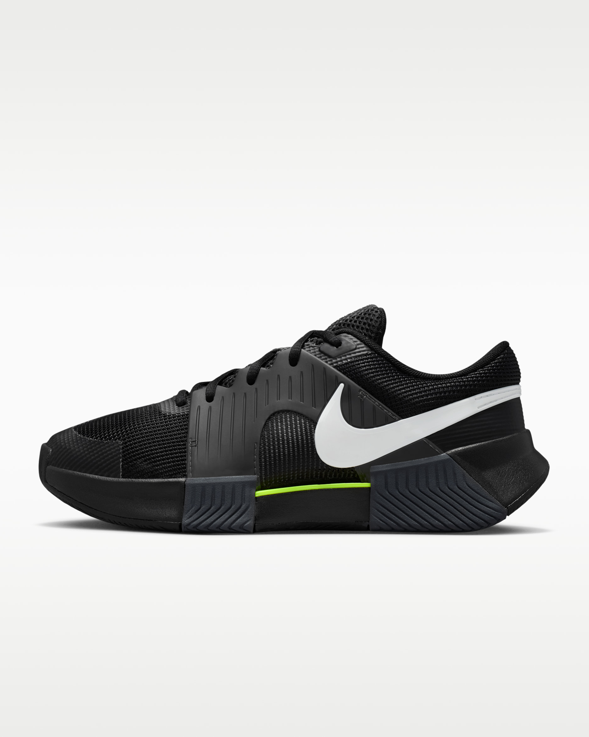 Damskie buty do tenisa na twarde korty Nike Zoom GP Challenge 1.5 - Czerń/Anthracite/Volt/Biel