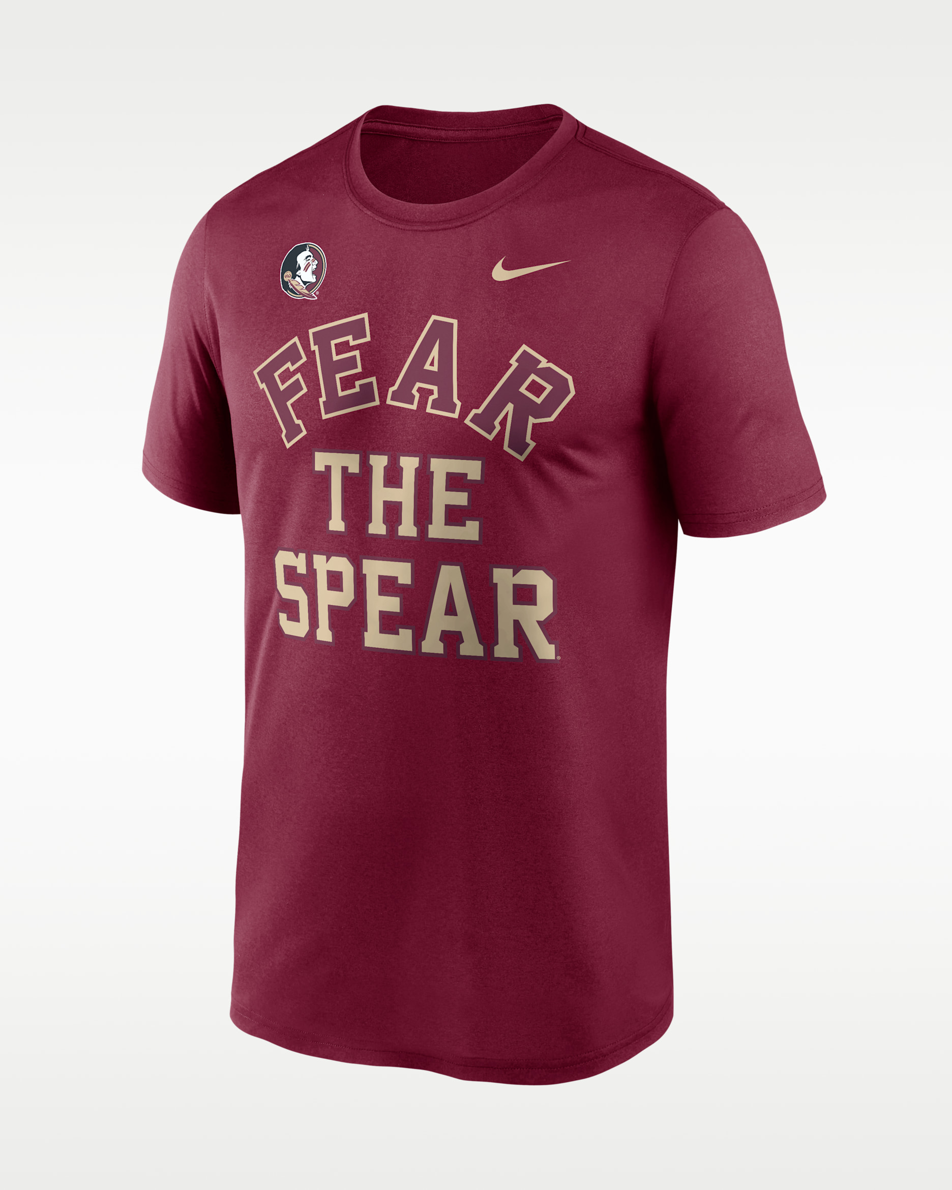 Florida State Primetime Arch Mantra Legend Men's Nike Dri-FIT College T-Shirt - Garnet