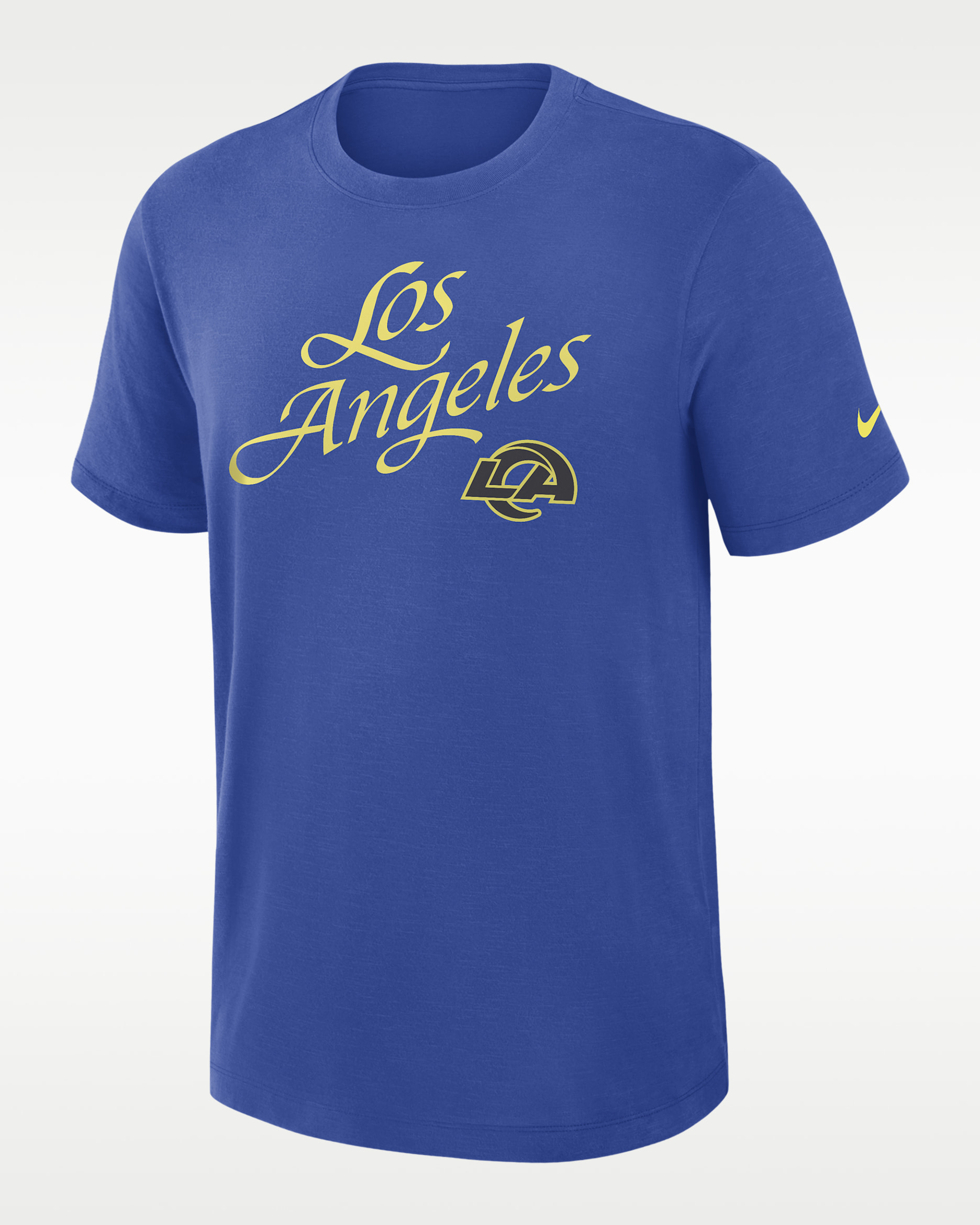 Los Angeles Rams Rivalries Collection Slub Men's Nike Dri-FIT NFL T-Shirt - Royal