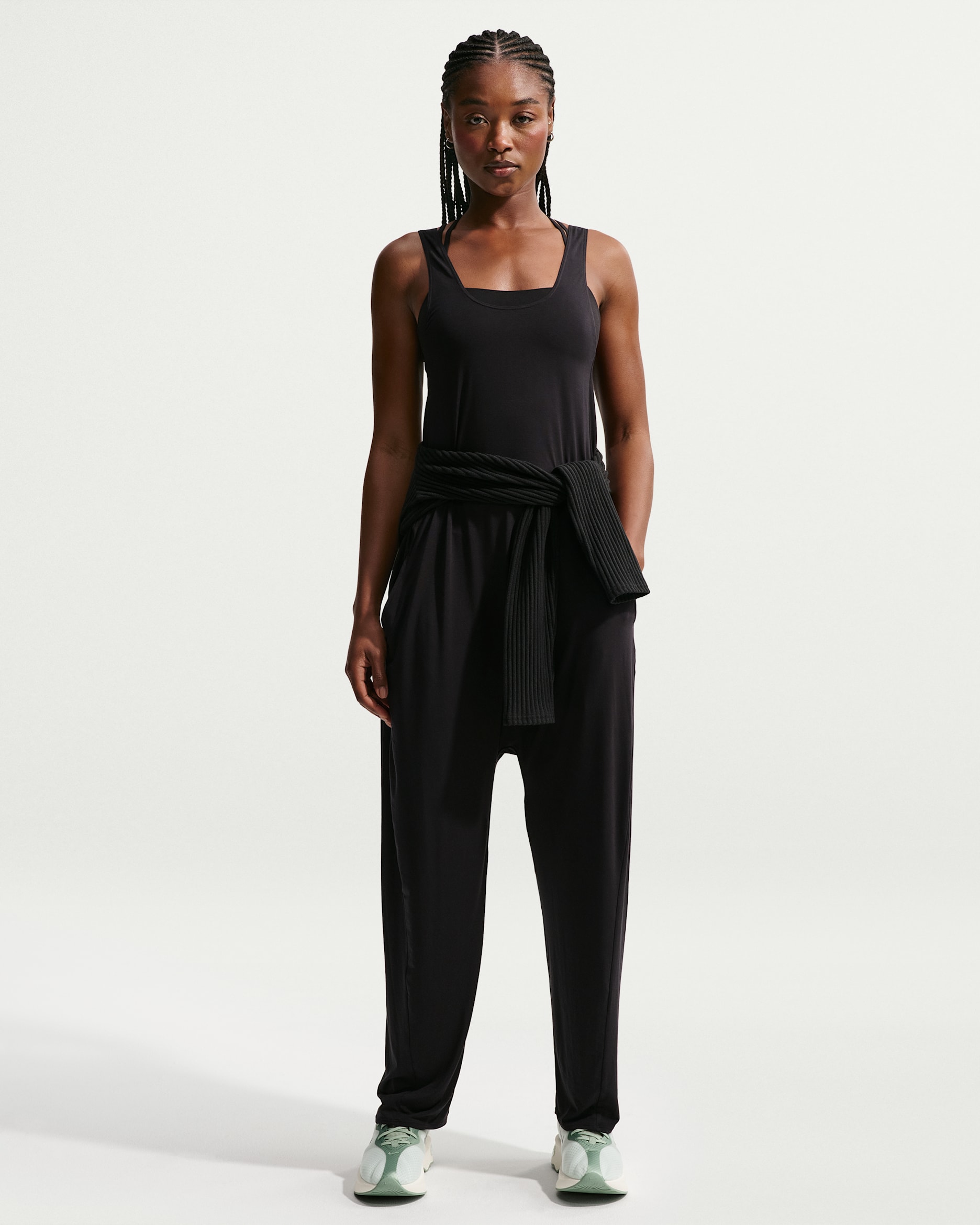 Nike Zenvy Women's Jumpsuit - Black/Cool Grey