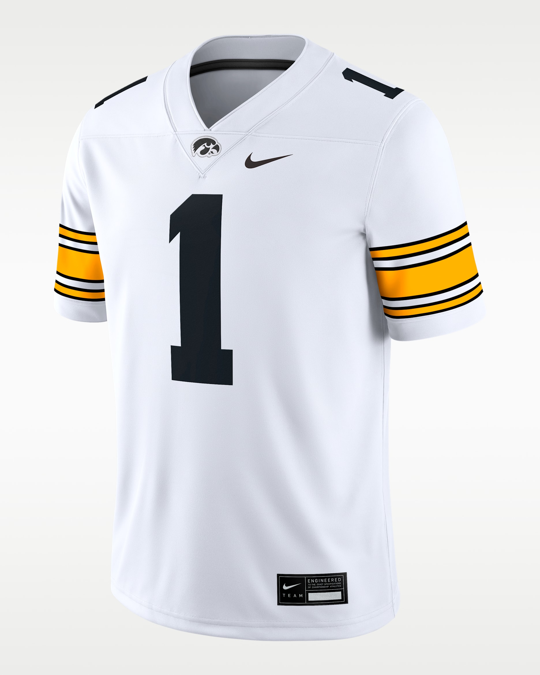 Iowa Men’s Nike Dri-FIT College Game Jersey - White